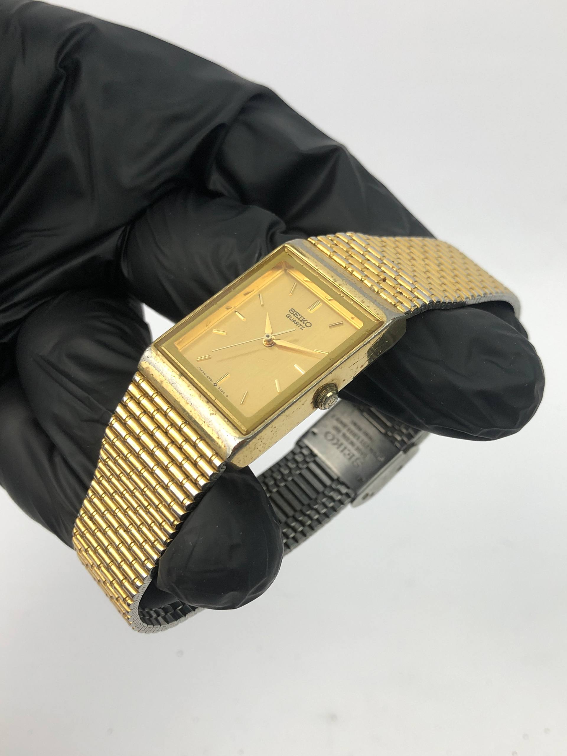 SEIKO QUARTZ TANK ALL ORIGINAL - Gambar 3