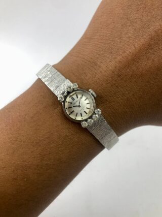 SEIKO LADIES VINTAGE WITH DIAMOND BEZEL