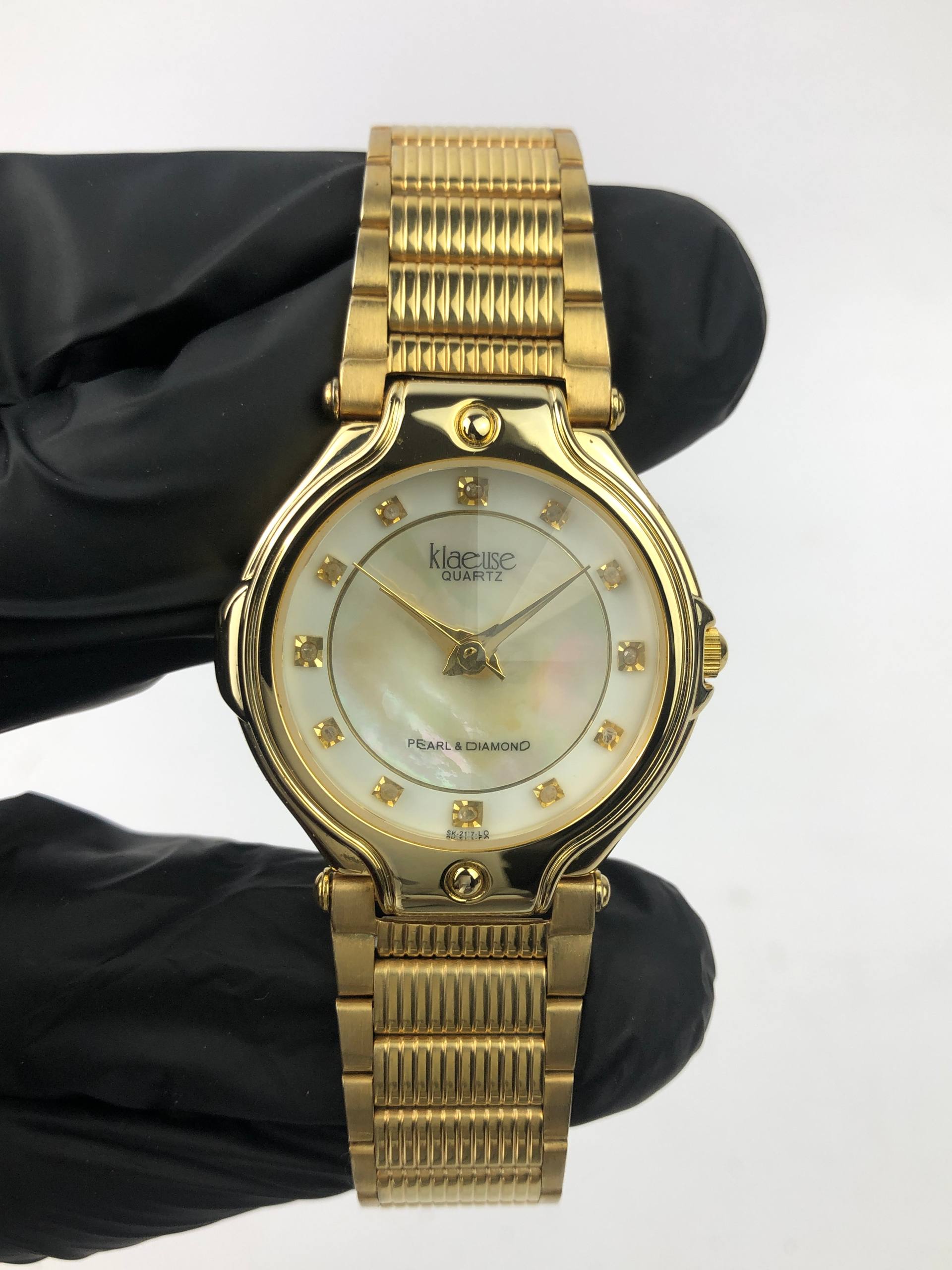 KLAUSE LADIES MOP DIAL CUTTING GLASS CRYSTAL - Gambar 2