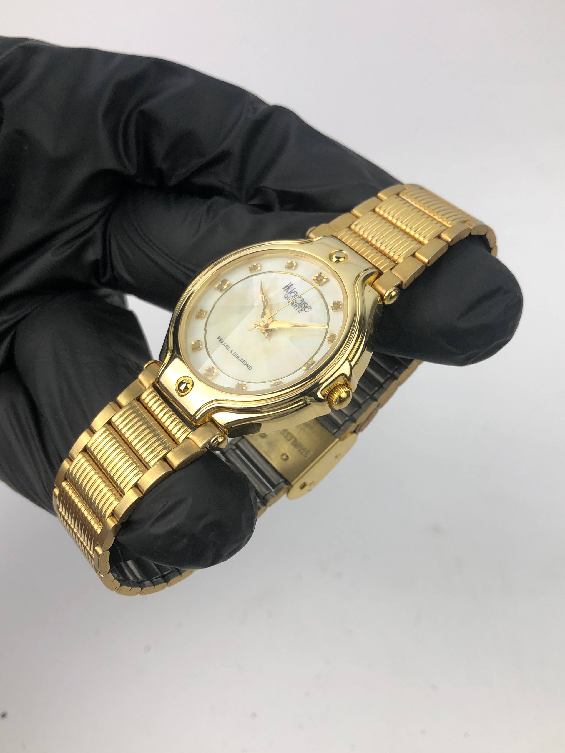 KLAUSE LADIES MOP DIAL CUTTING GLASS CRYSTAL - Gambar 3