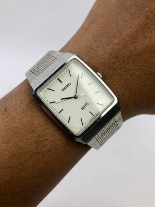 SEIKO SPIRIT SQUARE SANDS DIAL SAPPHIRE GLASS