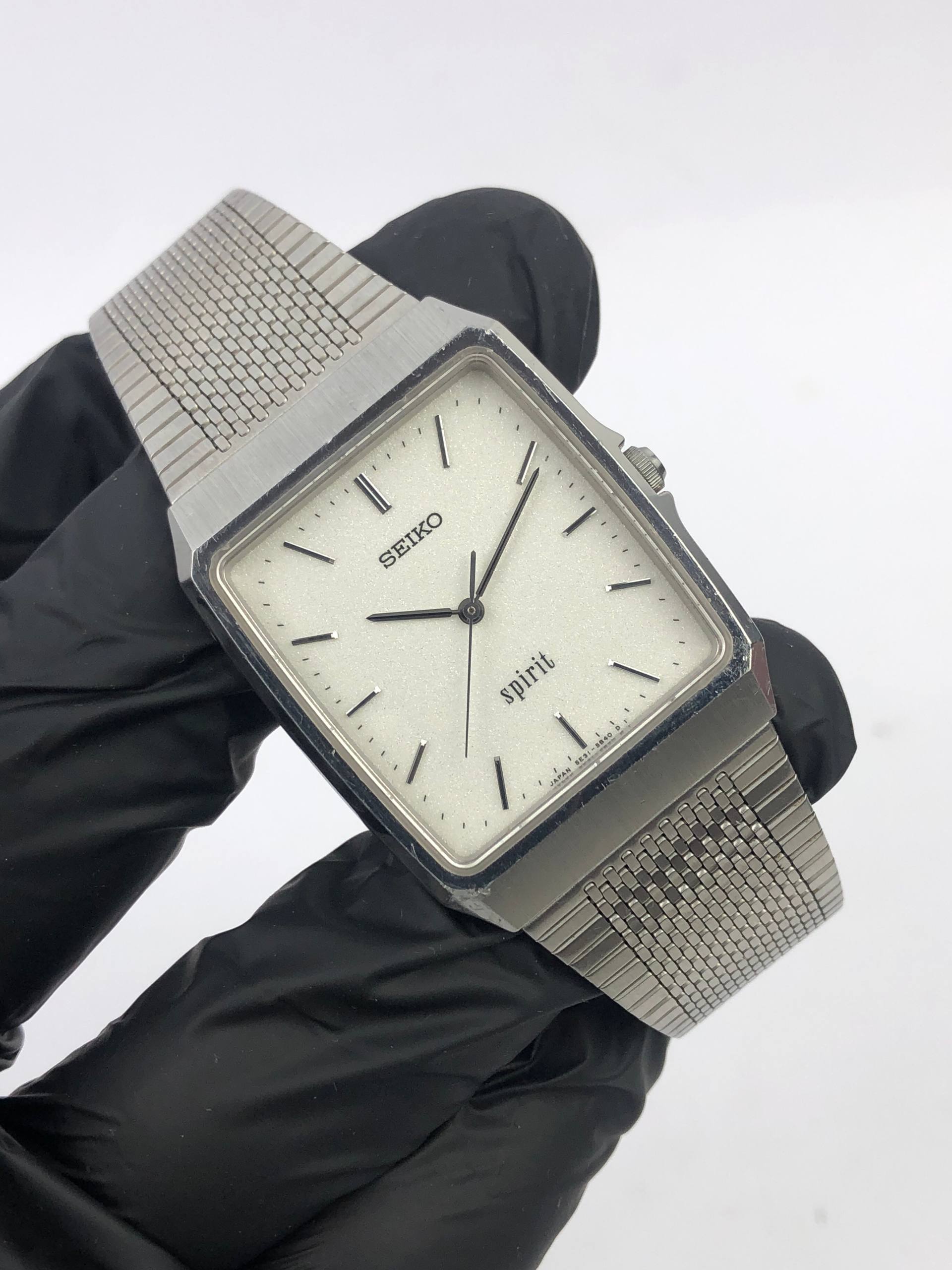 SEIKO SPIRIT SQUARE SANDS DIAL SAPPHIRE GLASS - Gambar 4