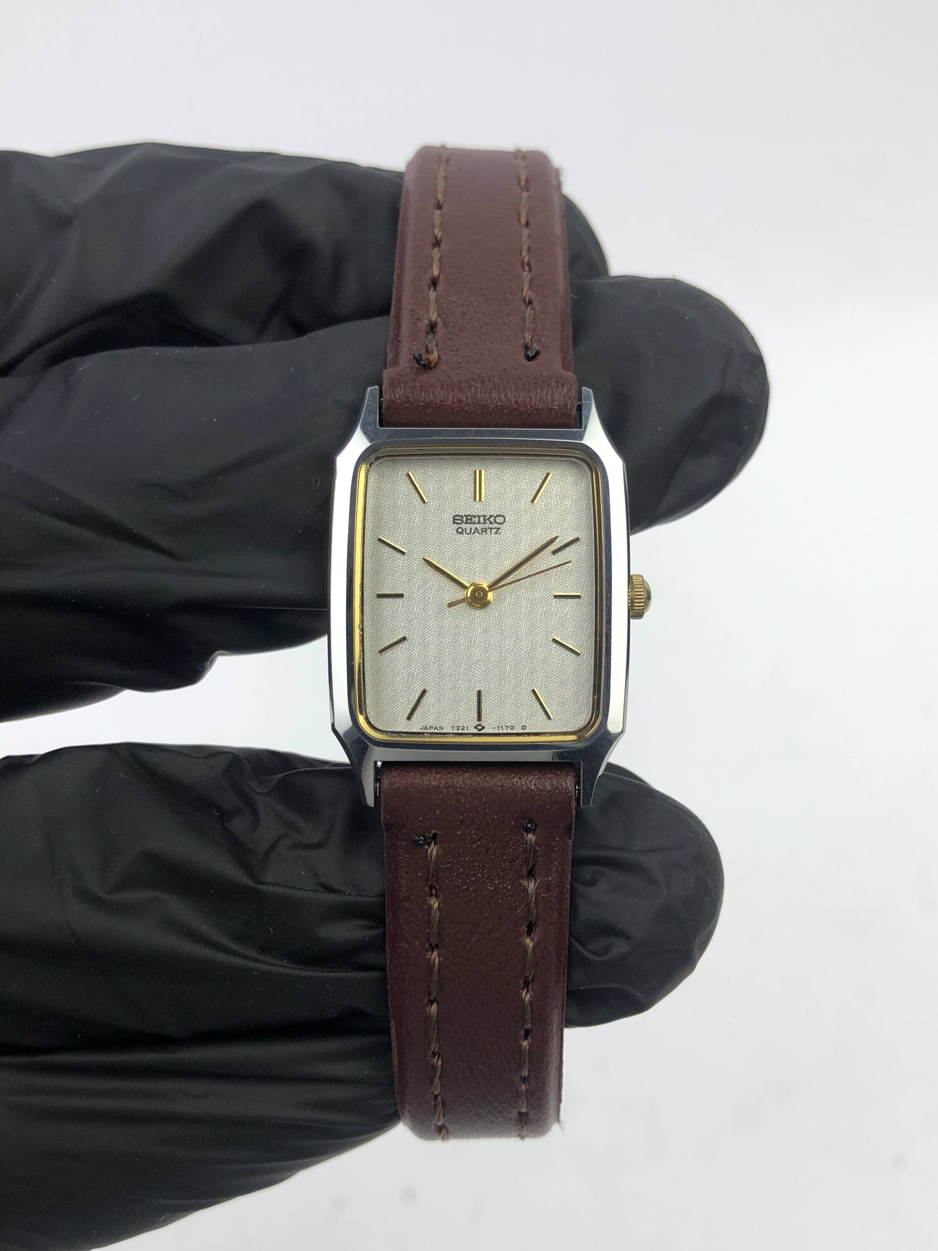 SEIKO LADY NICKLE ALLOY TANK CASE - Gambar 2