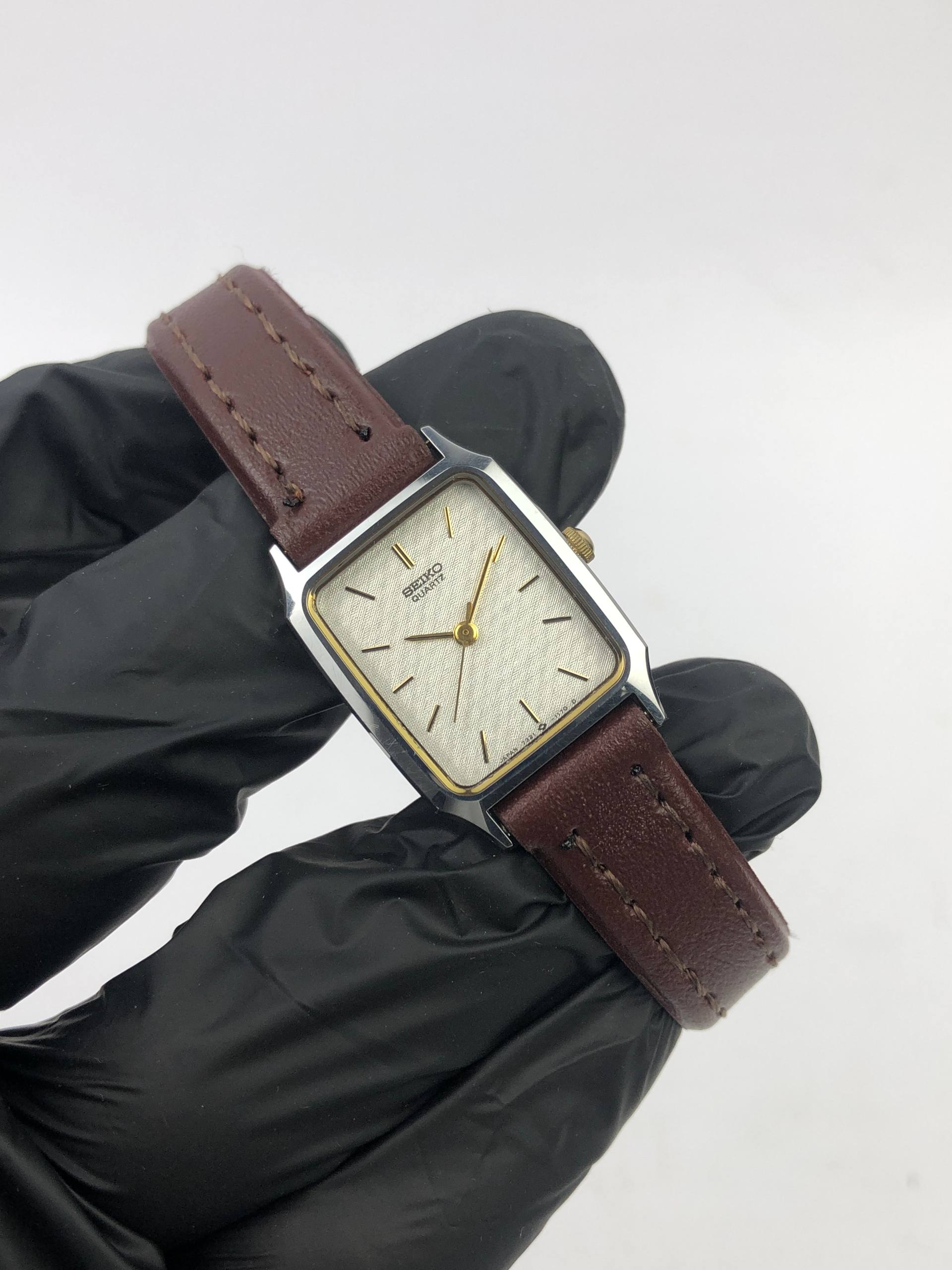 SEIKO LADY NICKLE ALLOY TANK CASE - Gambar 3