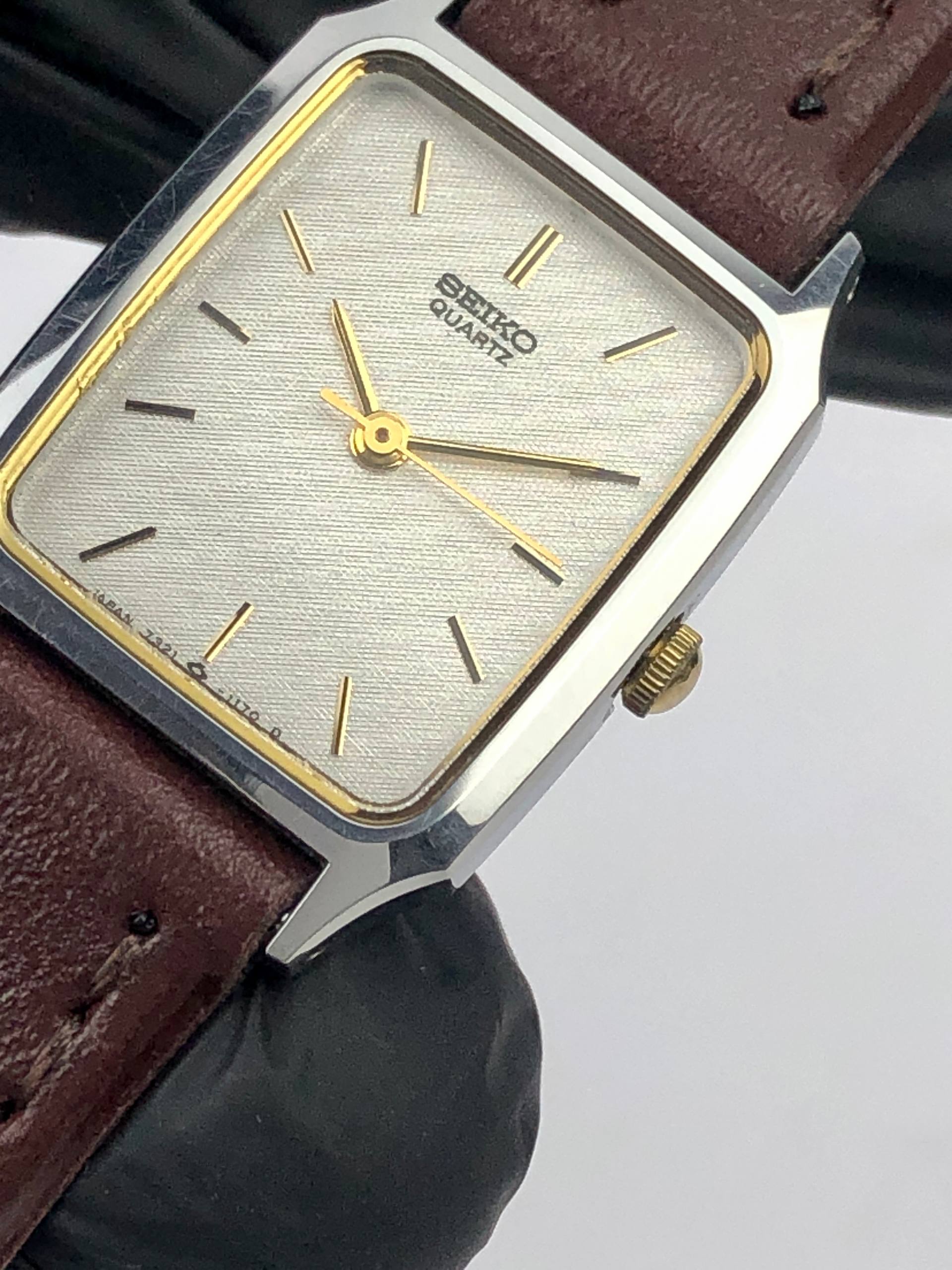 SEIKO LADY NICKLE ALLOY TANK CASE - Gambar 5