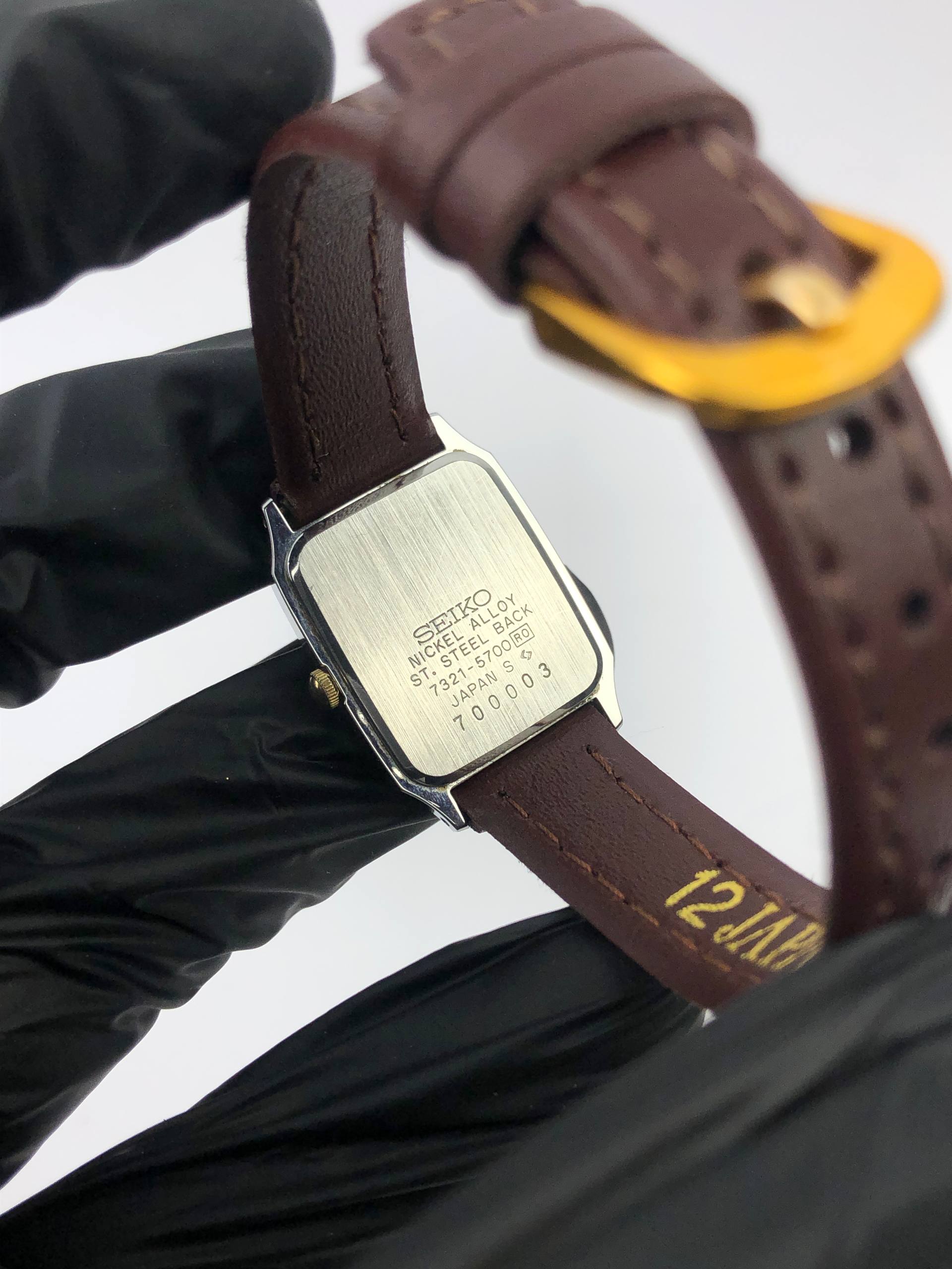 SEIKO LADY NICKLE ALLOY TANK CASE - Gambar 8