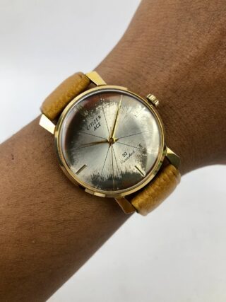 RARE CITIZEN ACE SPIDY LUG CASE NATURAL AGED DIAL
