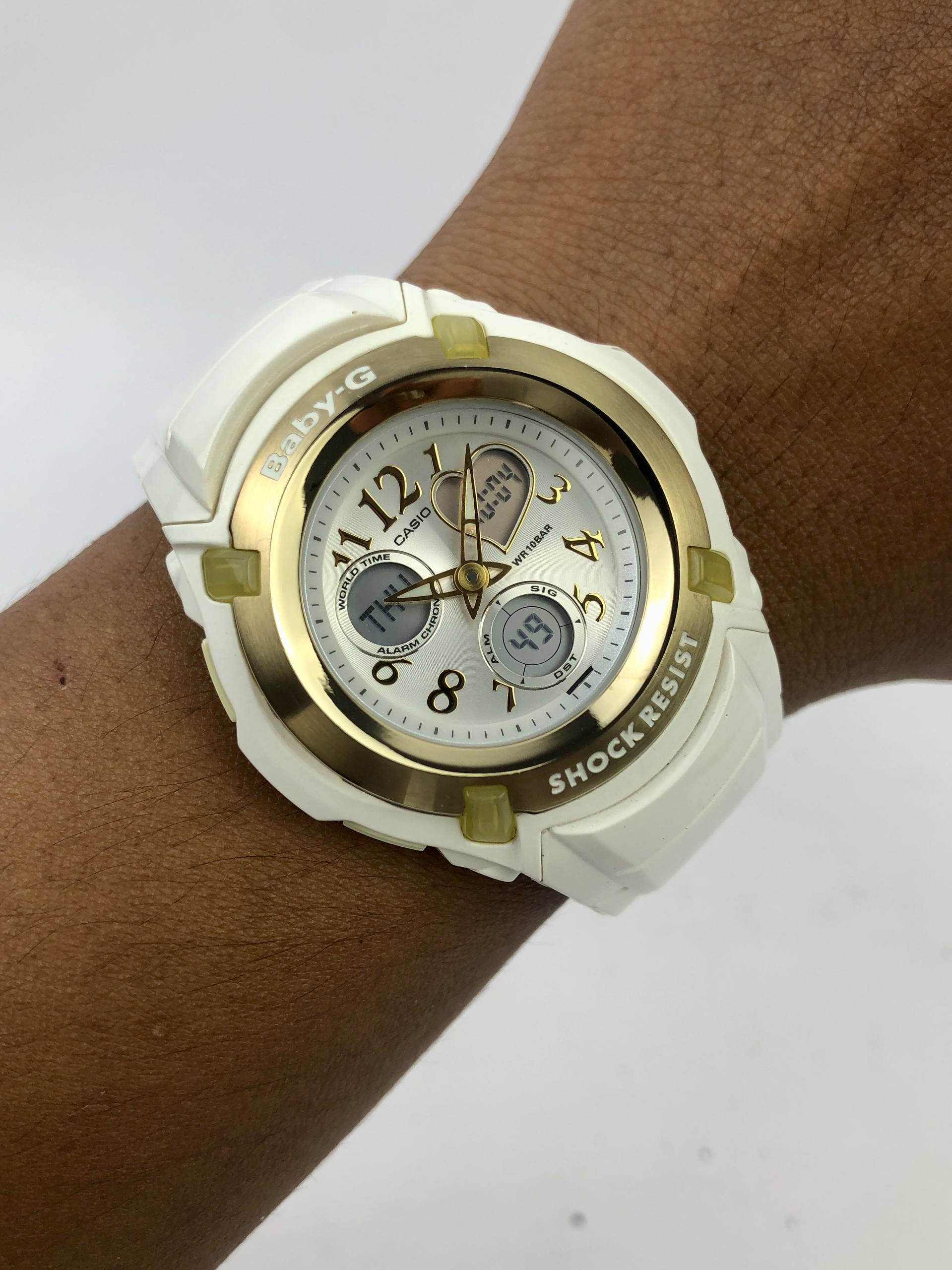 BABY G ANADIGI GOLD BEZEL ORIGINAL