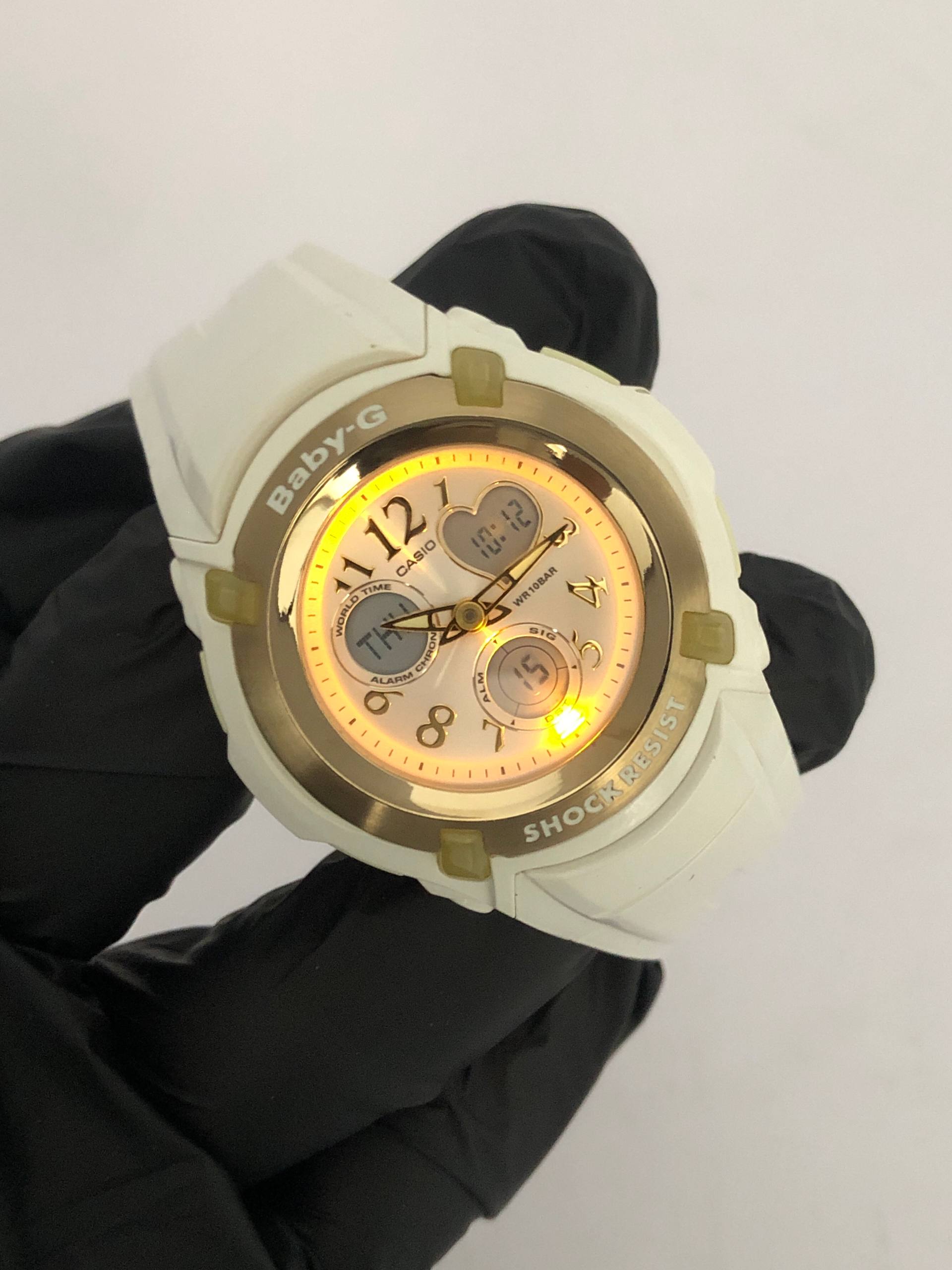 BABY G ANADIGI GOLD BEZEL ORIGINAL - Gambar 5