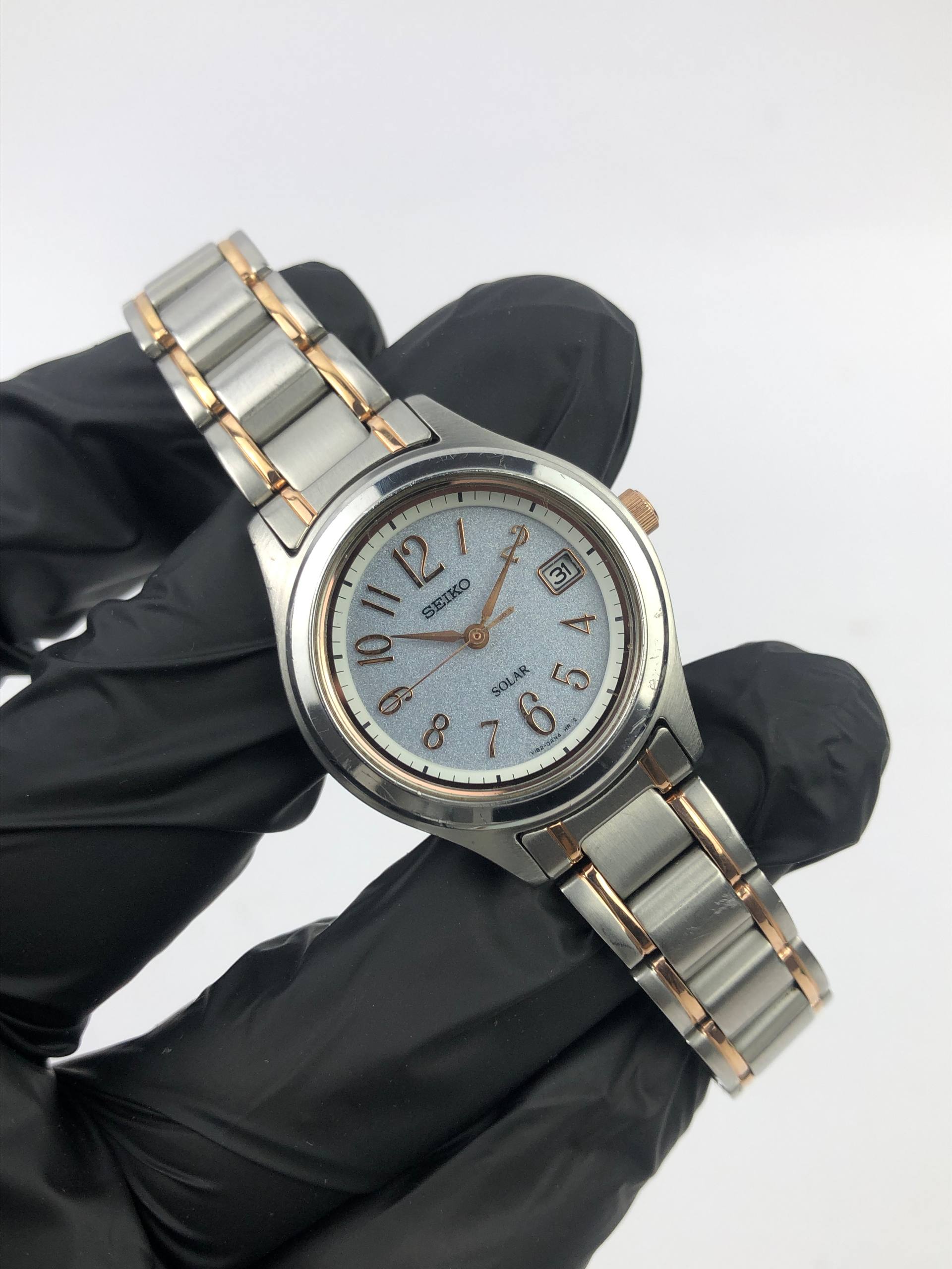 SEIKO SOLAR LADIES TEXTURE SANDS DIAL - Gambar 4