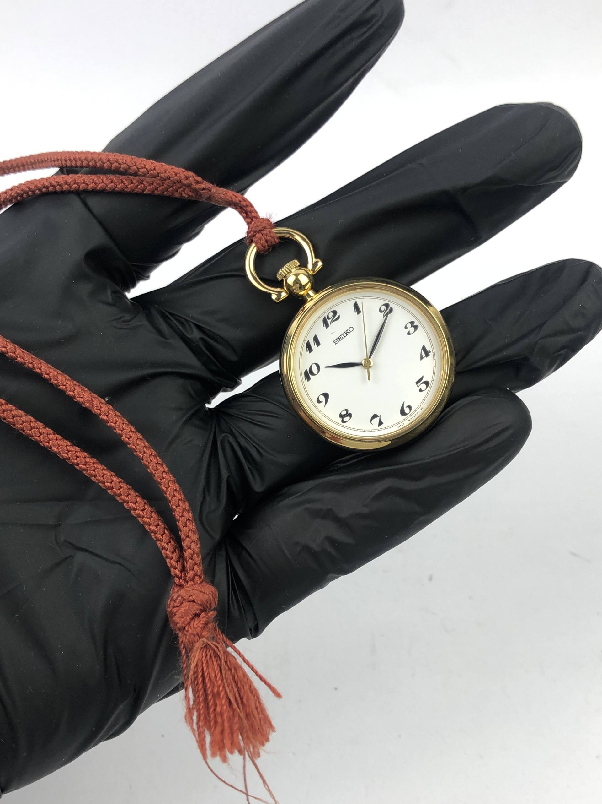 KLASIK JAM SAKU SEIKO ARABIC DIAL ALL ORI - Gambar 3