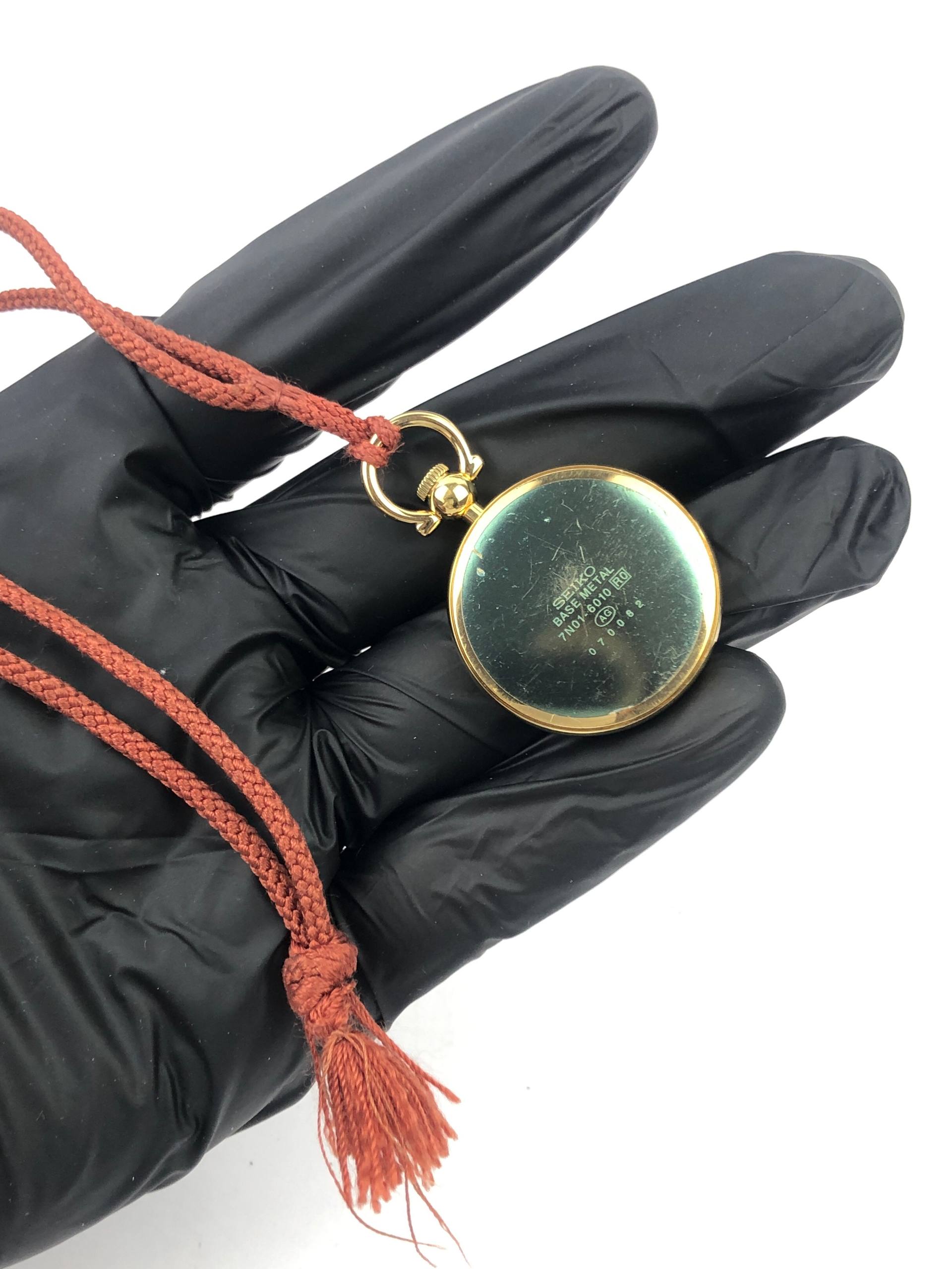 KLASIK JAM SAKU SEIKO ARABIC DIAL ALL ORI - Gambar 8