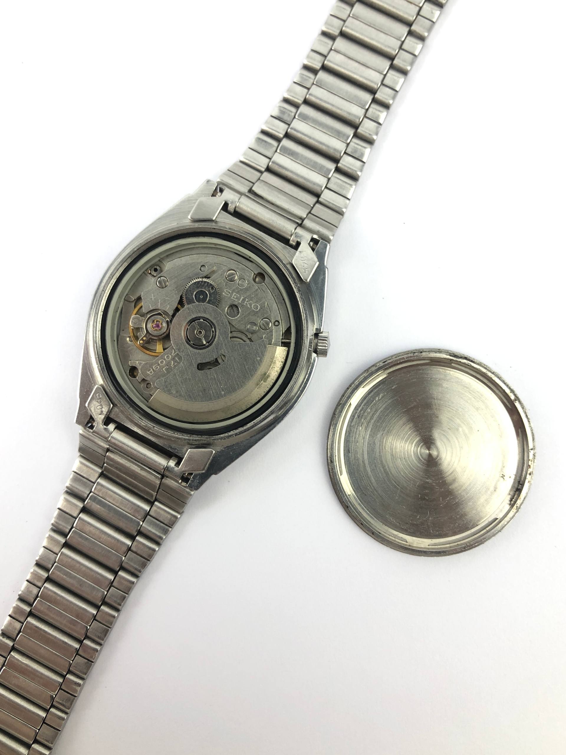 VINTAGE SEIKO 5 STYLISH ALL ORIGINAL - Gambar 9