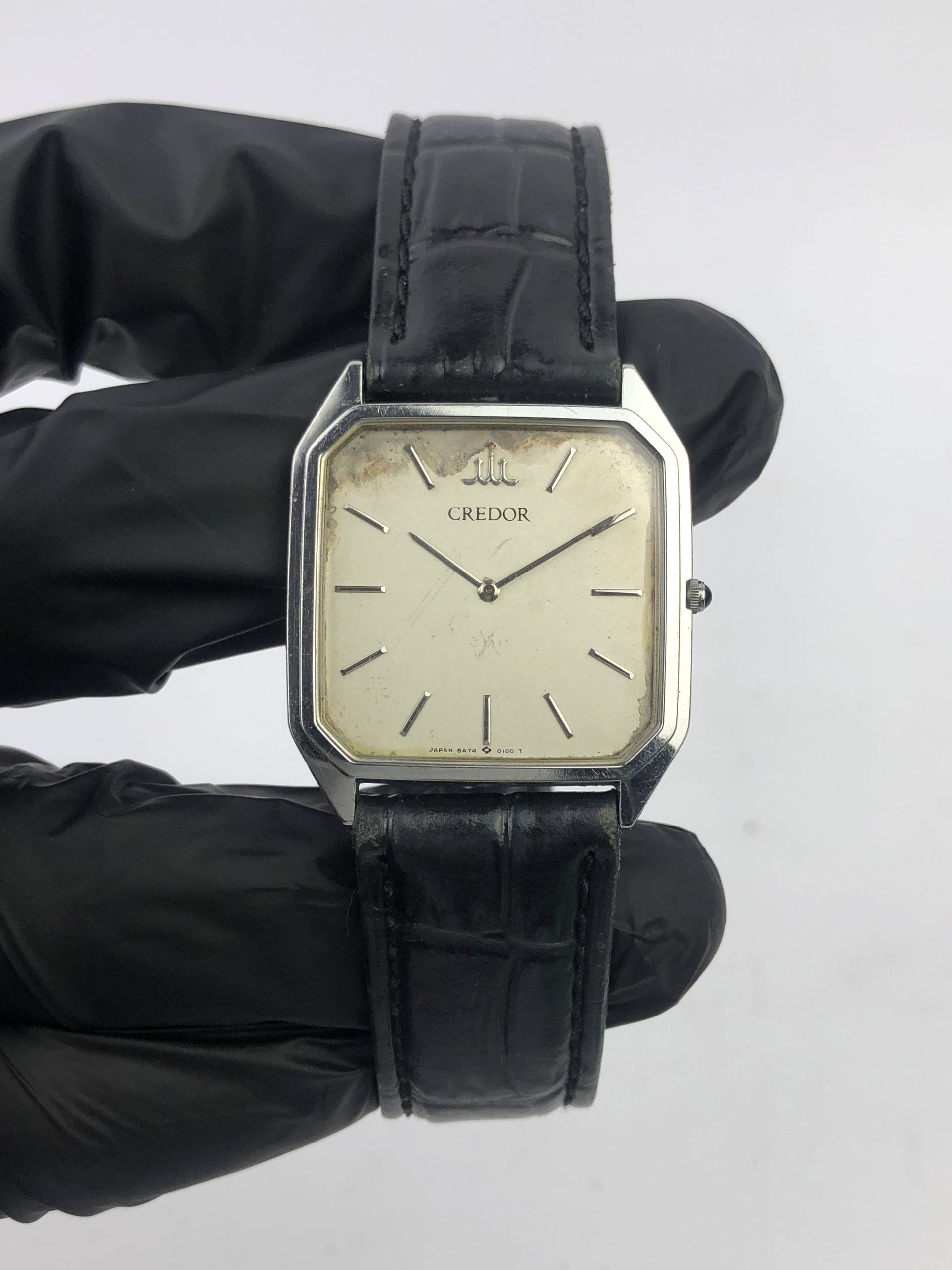 CREDOR SEIKO OCTAGON TWO HANDS - Gambar 2