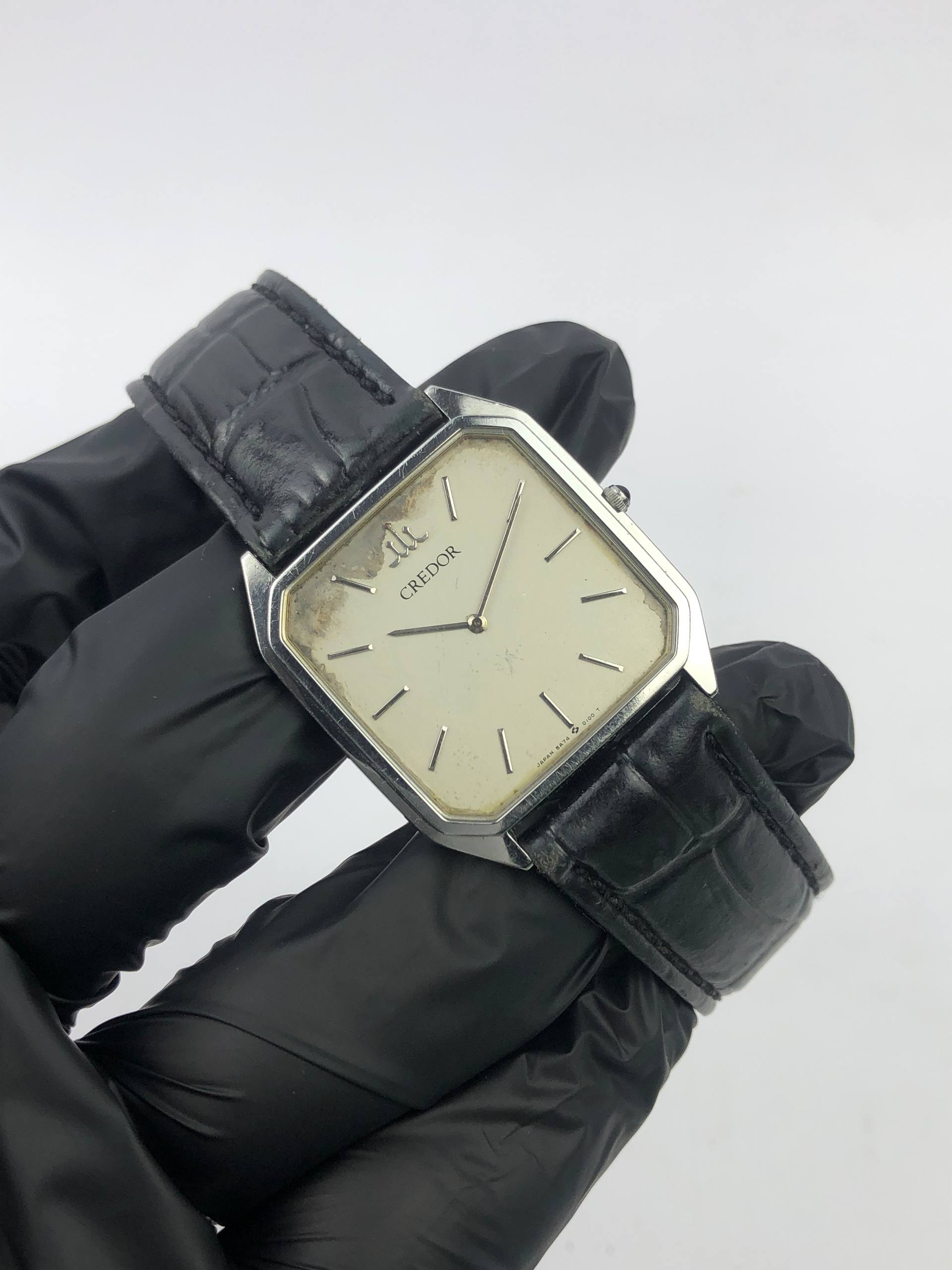 CREDOR SEIKO OCTAGON TWO HANDS - Gambar 3