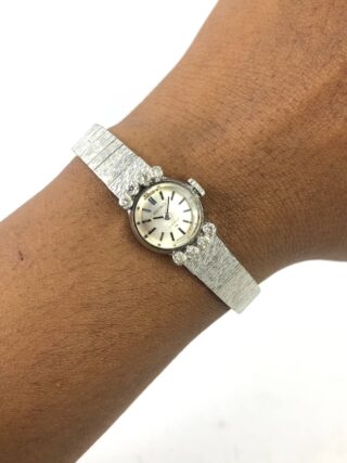 SEIKO LADIES VINTAGE WITH DIAMOND BEZEL