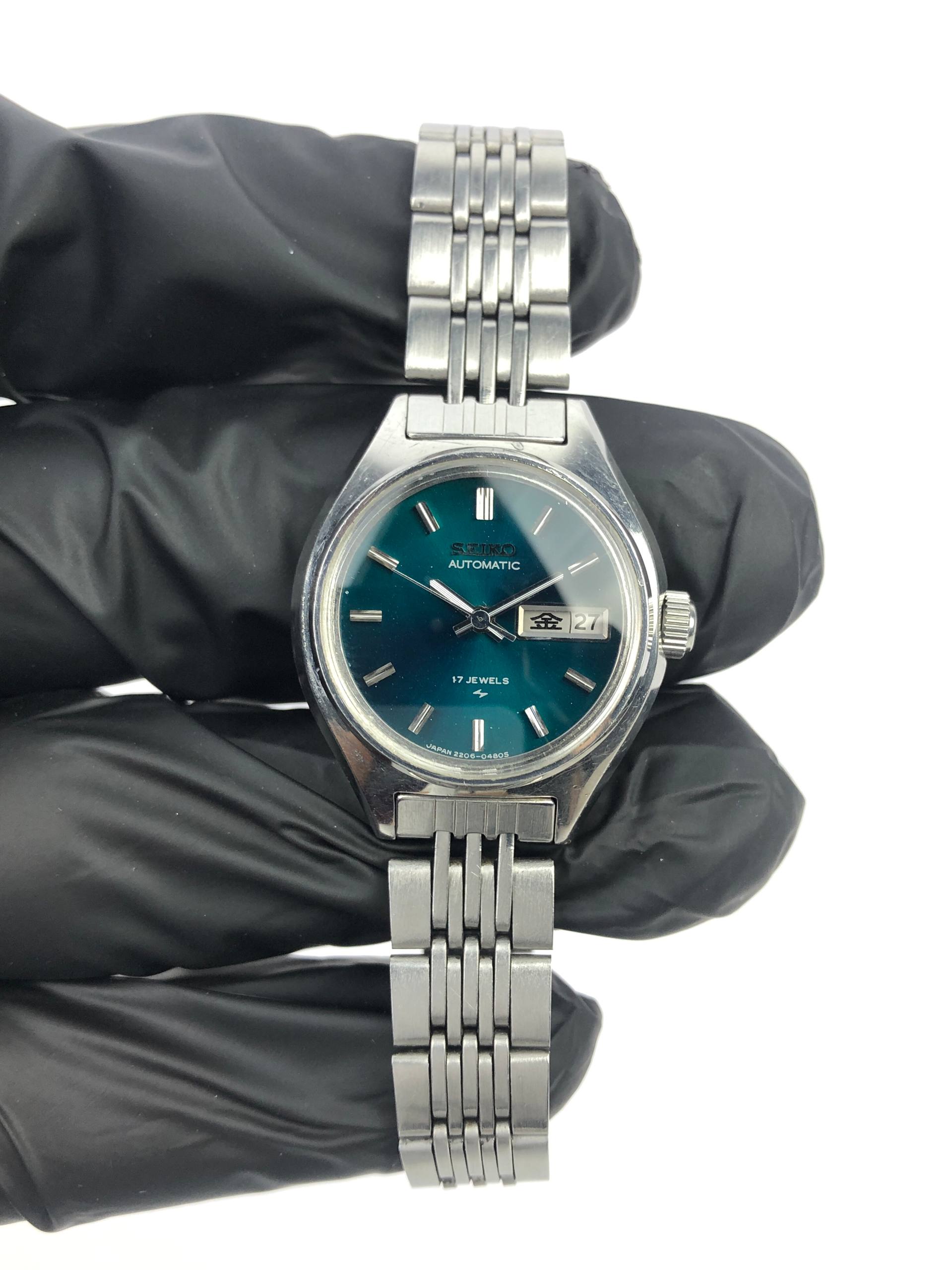 JDM SEIKO LADY DIAL HIJAU BOTOL ALL ORIGINAL - Gambar 2
