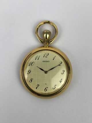 SEIKO POCKET / NEKLACE WATCH SEIKO LINEN DIAL ARABIC INDEX