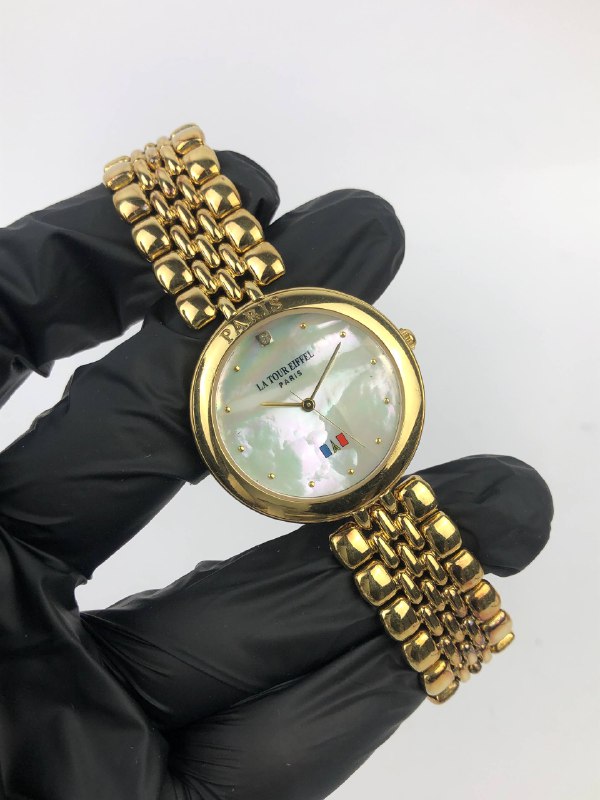 LA TOUR EIFEL PARIS FASHION GOLD MOP DIAL - Gambar 3