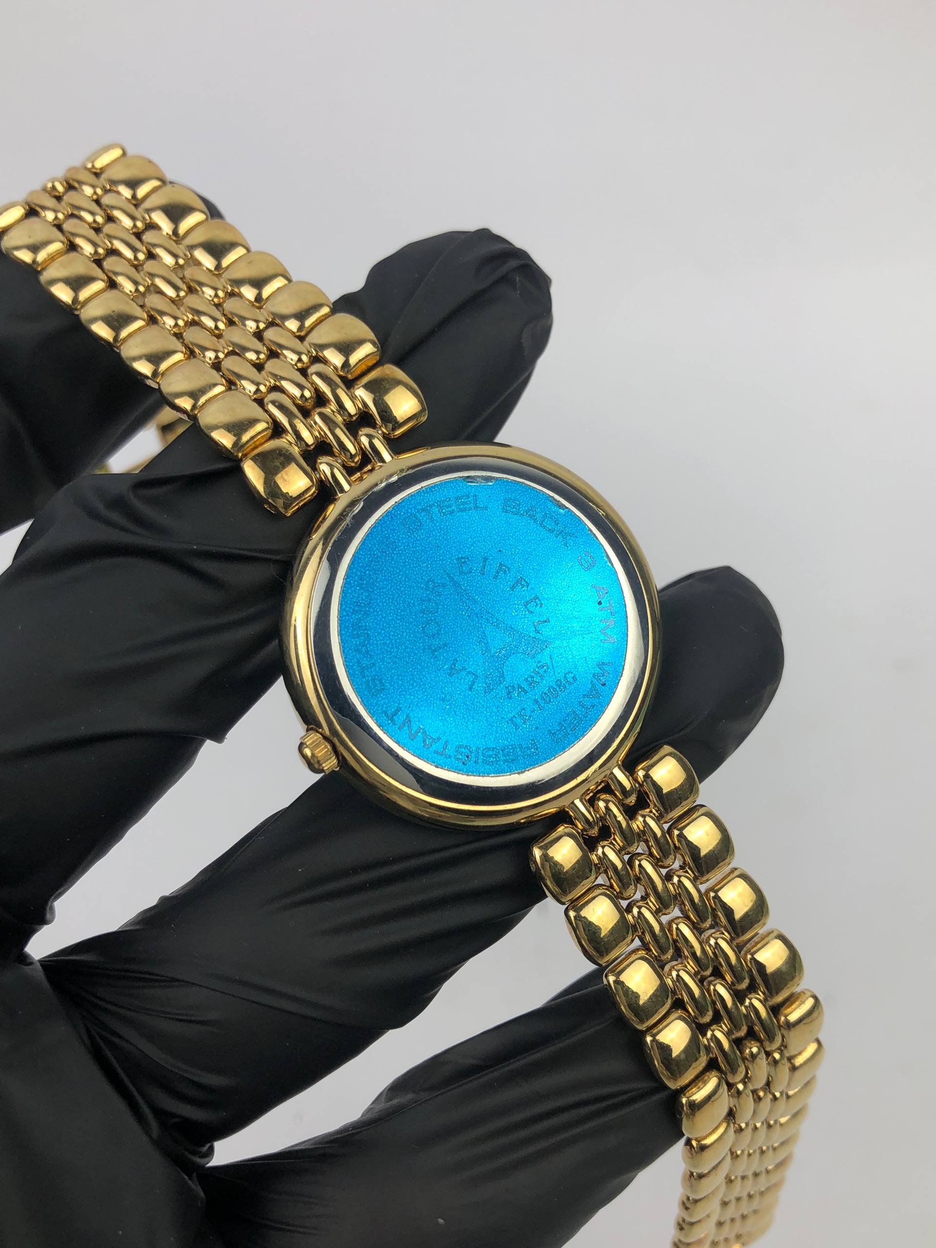 LA TOUR EIFEL PARIS FASHION GOLD MOP DIAL - Gambar 8