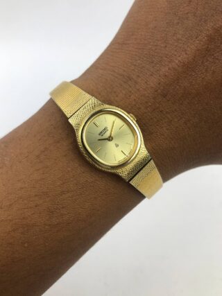 SEIKO QUARTZ OVAL GOLD FILLED ALL ORIGINAL