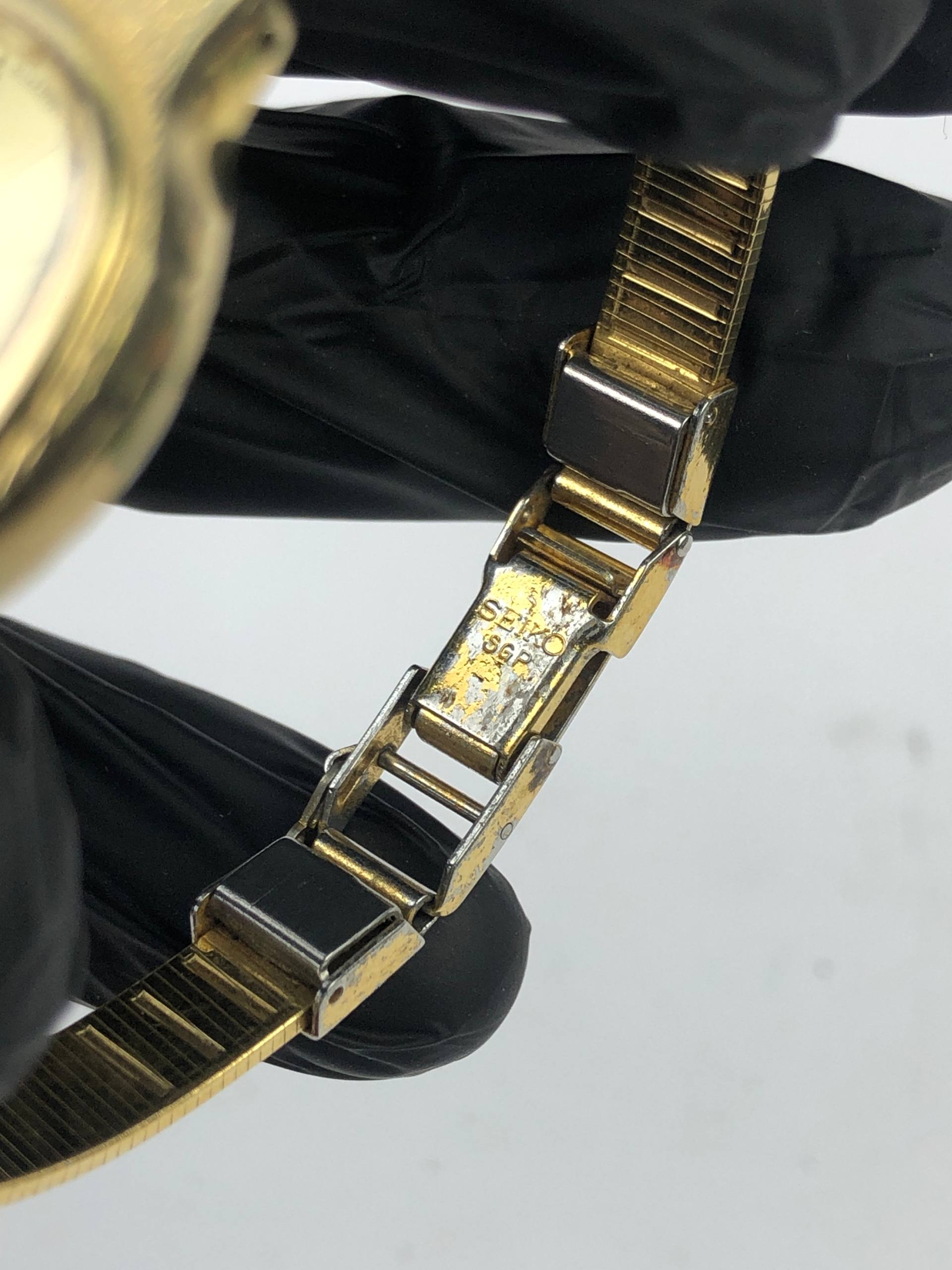 SEIKO QUARTZ OVAL GOLD FILLED ALL ORIGINAL - Gambar 7