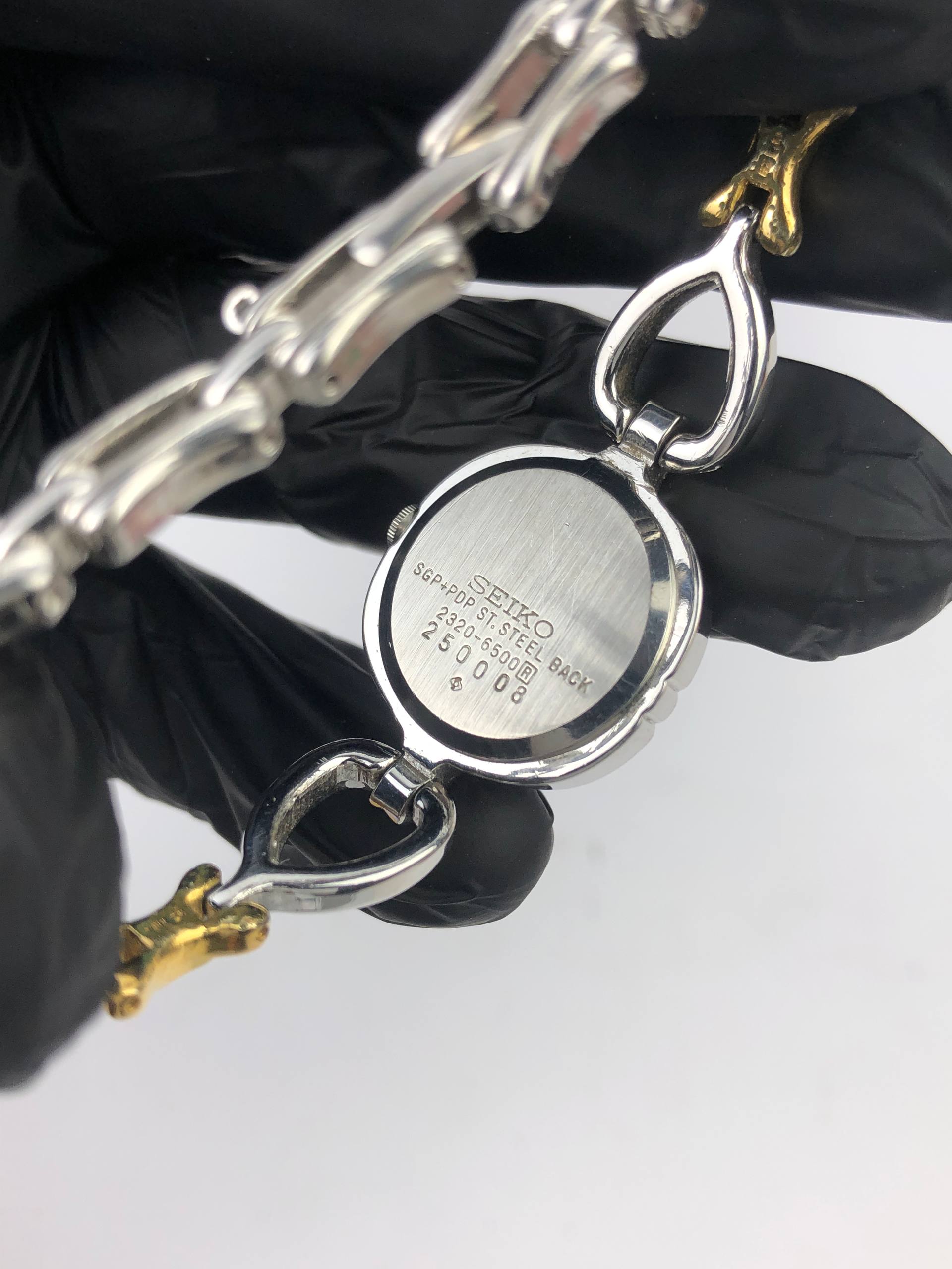 SEIKO LADIES BANGLE TWOTONE - Gambar 7