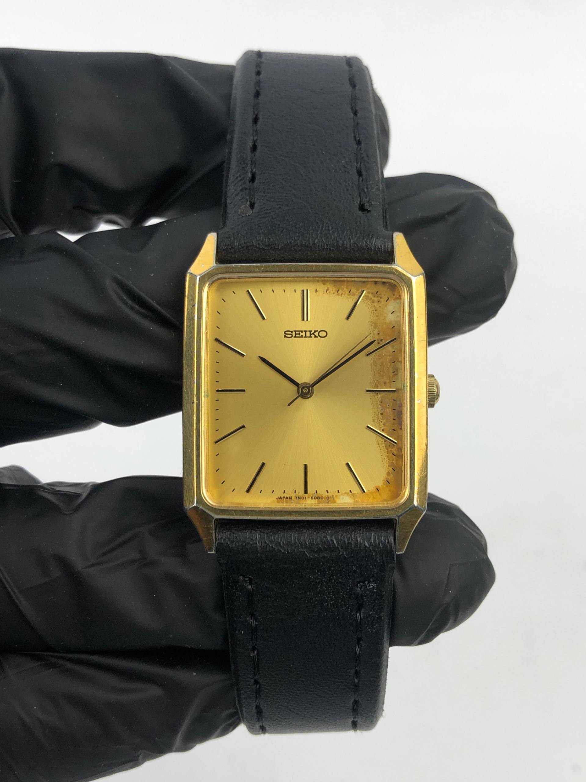 SEIKO TANK PRIA QUARTZ ORIGINAL - Gambar 2