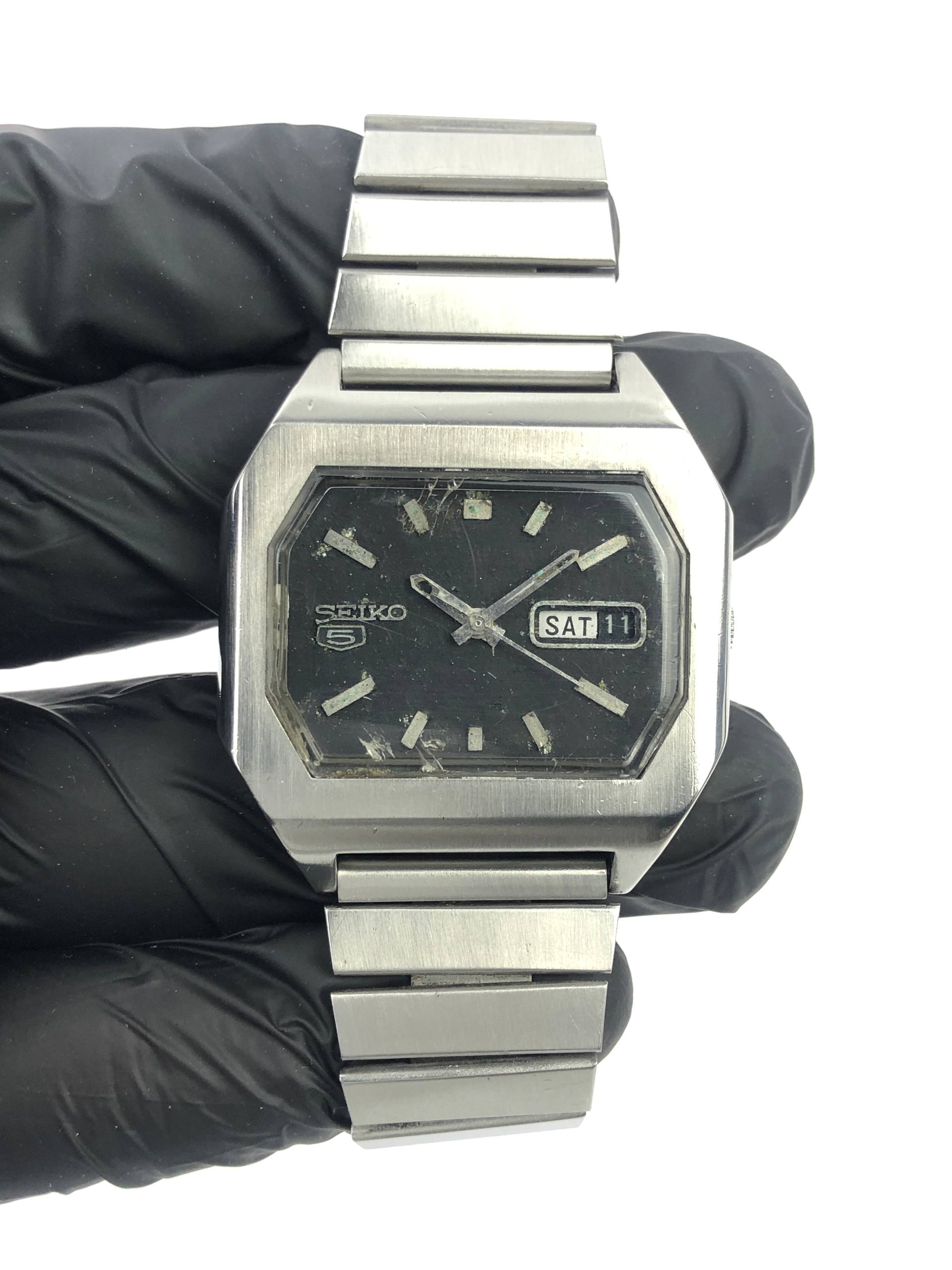 SEIKO 5 VINTAGE OCTAGON ALL ORIGINAL - Gambar 2