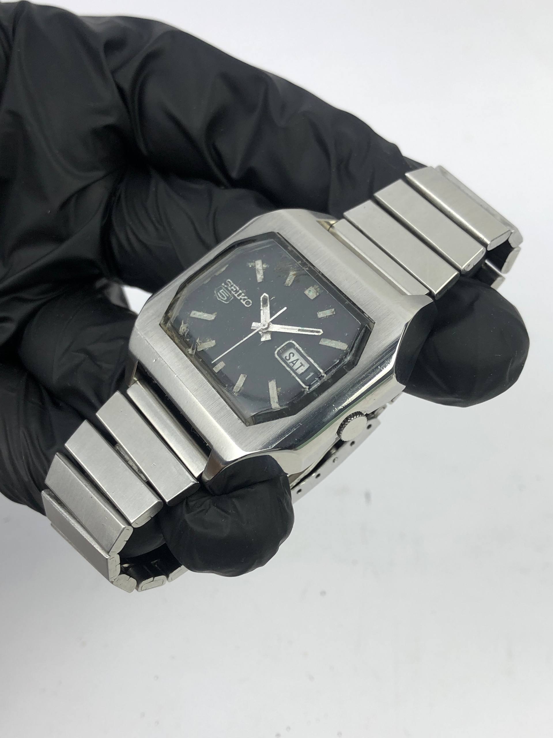 SEIKO 5 VINTAGE OCTAGON ALL ORIGINAL - Gambar 3