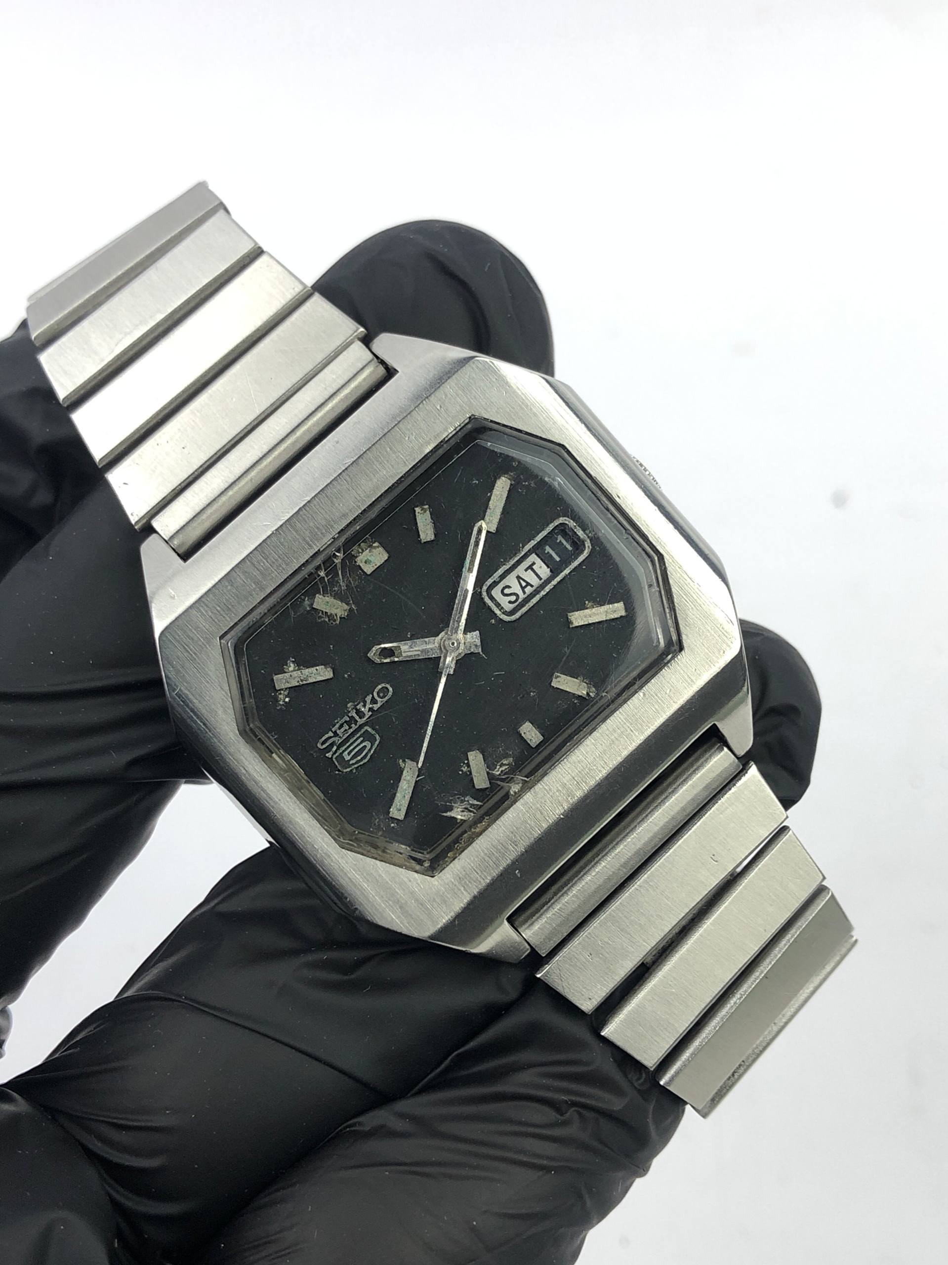 SEIKO 5 VINTAGE OCTAGON ALL ORIGINAL - Gambar 4