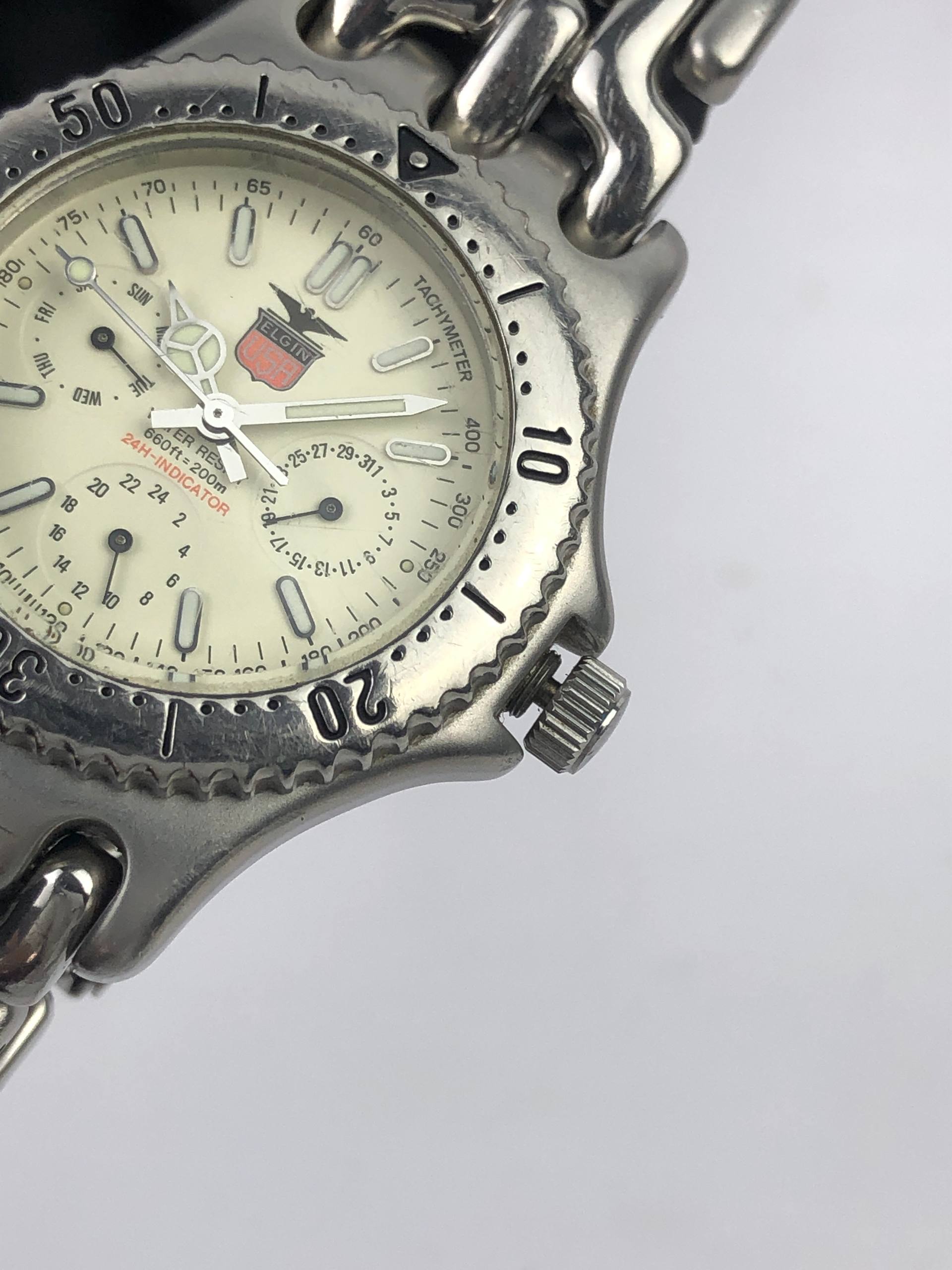 ELGIN USA QUARTZ SUB DAYDATE ALL ORIGINAL - Gambar 5