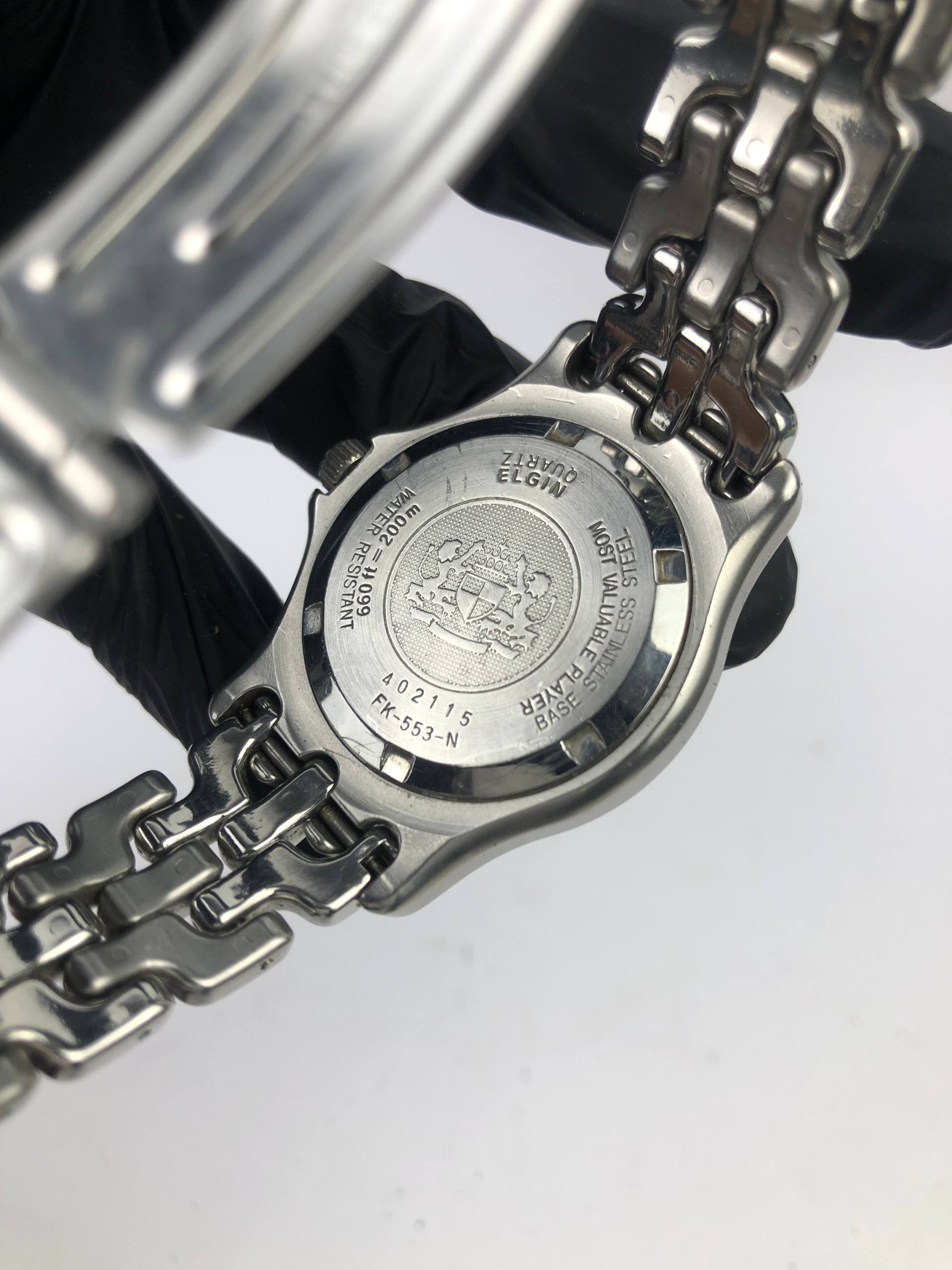 ELGIN USA QUARTZ SUB DAYDATE ALL ORIGINAL - Gambar 9