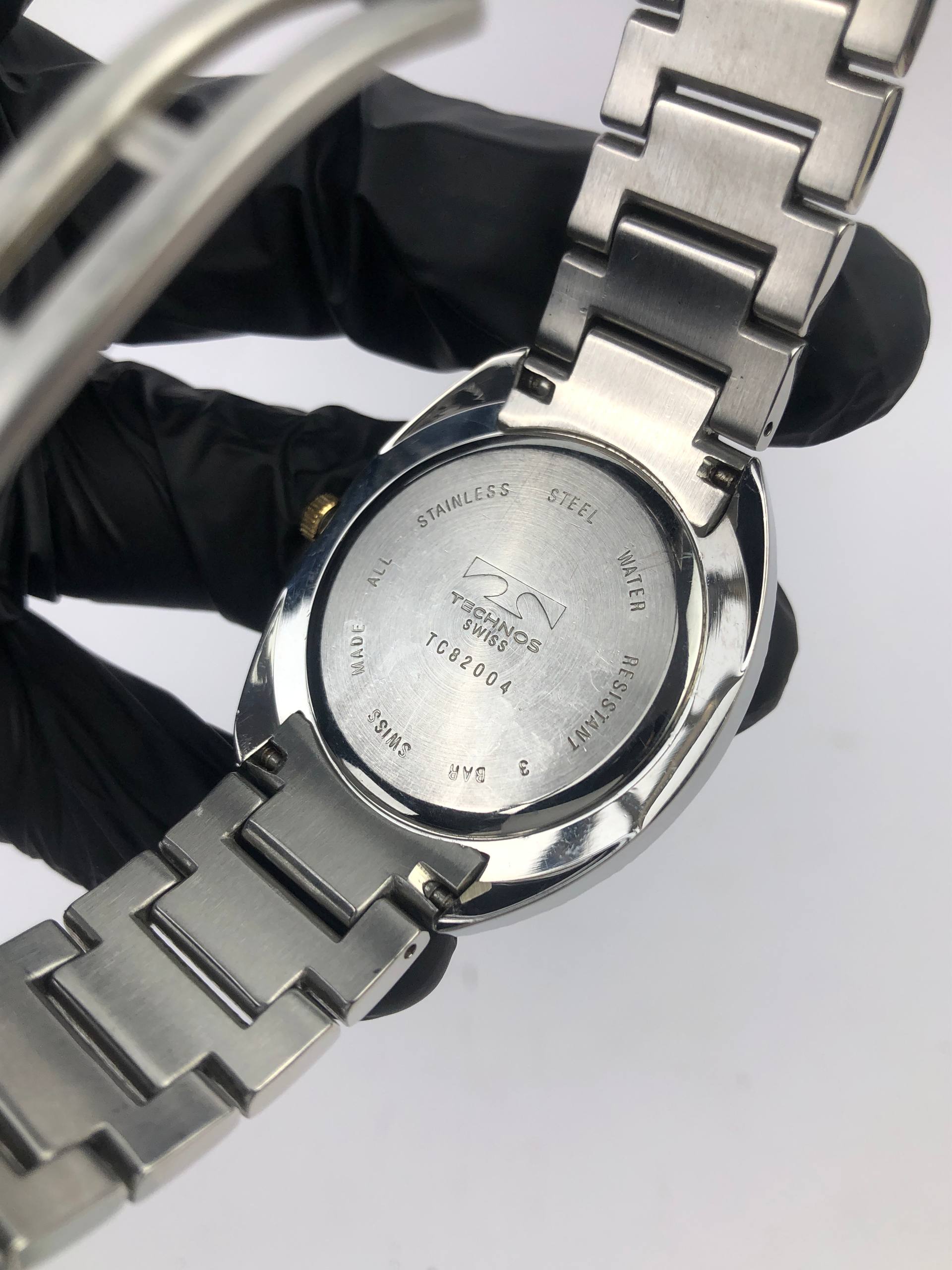 SWISSMADE TECHNOS QUARTZ TEXTURE CASE AND DIAL ALL ORIGINAL - Gambar 7