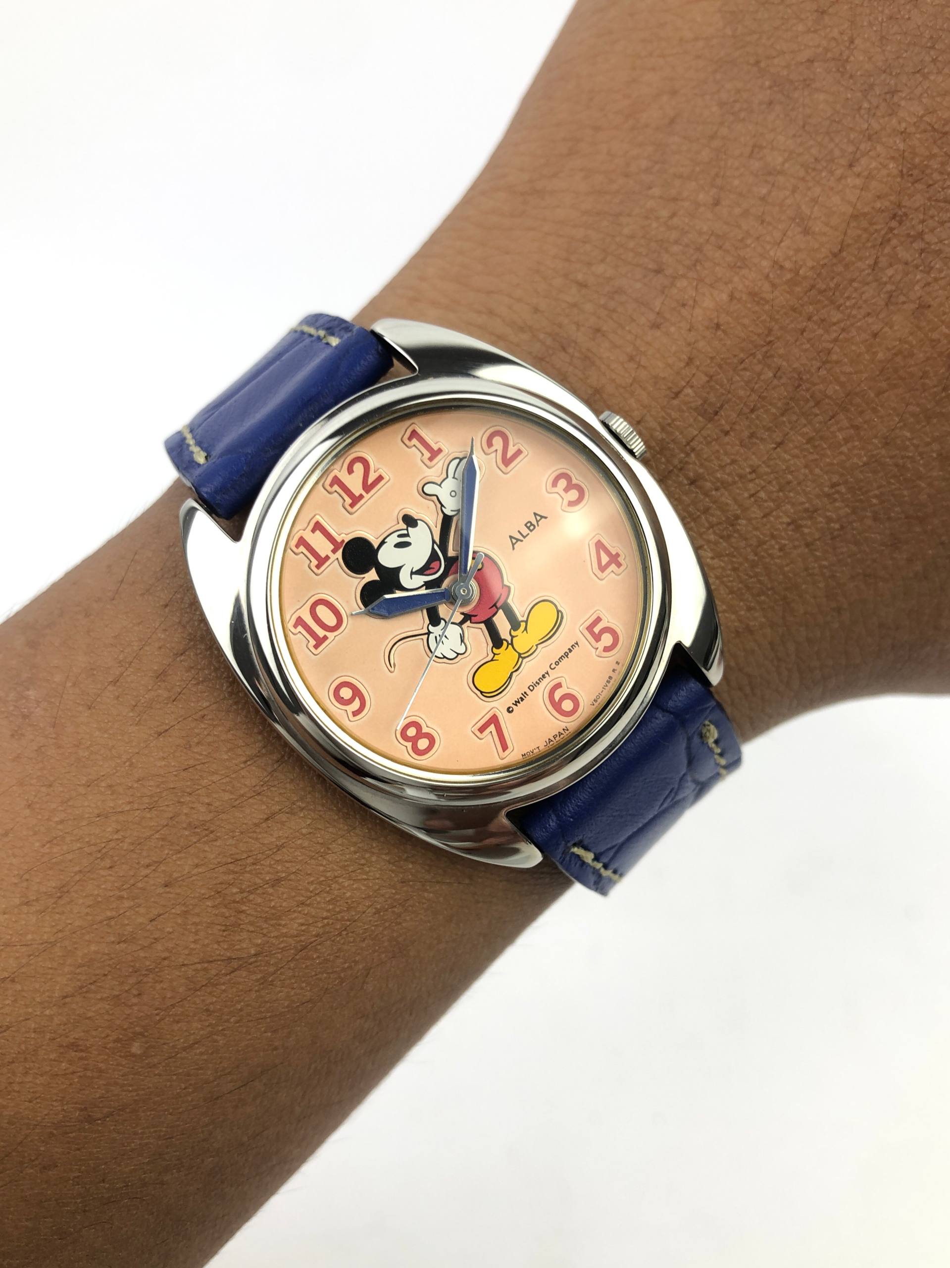 RARE ALBA CHARACTER SALMON DIAL FULL STAINLESS STEEL