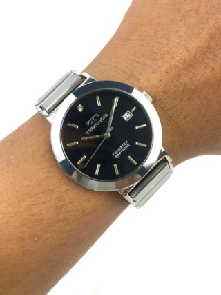 SWISSMADE TECHNOS TUNGSTEN SAPPHIRE ALL ORIGINAL