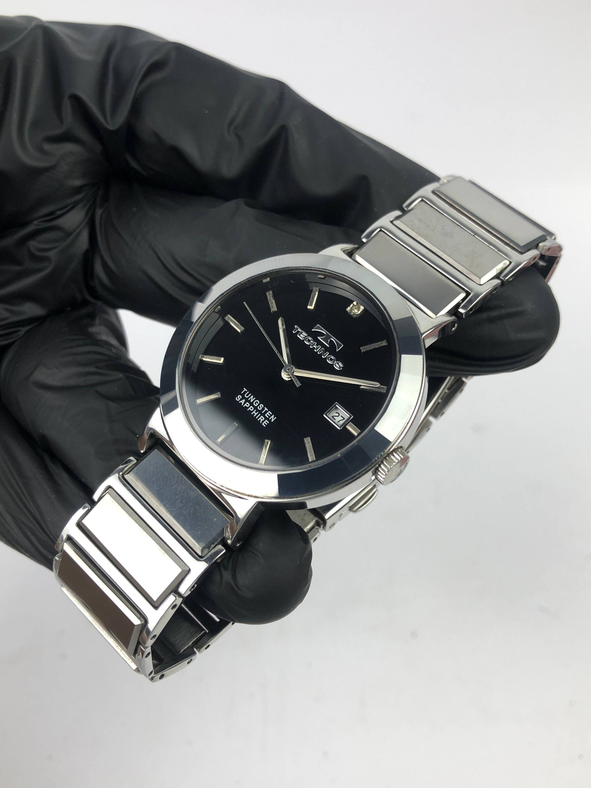 SWISSMADE TECHNOS TUNGSTEN SAPPHIRE ALL ORIGINAL - Gambar 3
