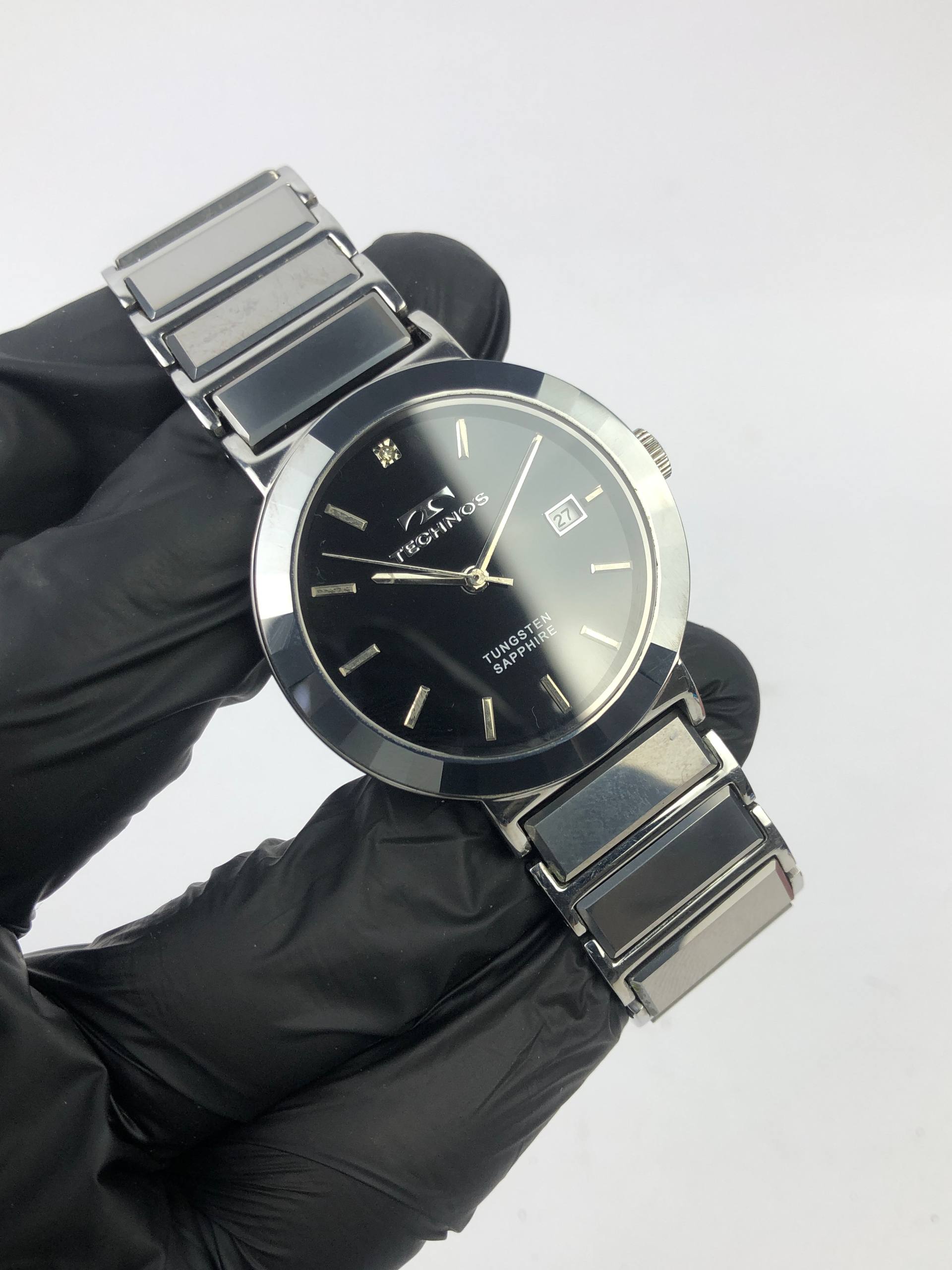 SWISSMADE TECHNOS TUNGSTEN SAPPHIRE ALL ORIGINAL - Gambar 4