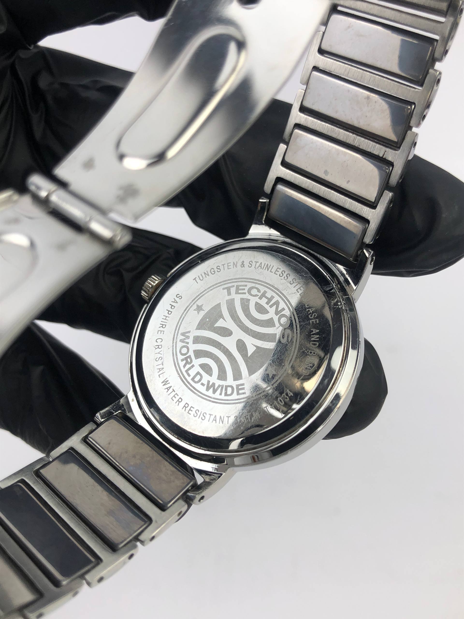 SWISSMADE TECHNOS TUNGSTEN SAPPHIRE ALL ORIGINAL - Gambar 8