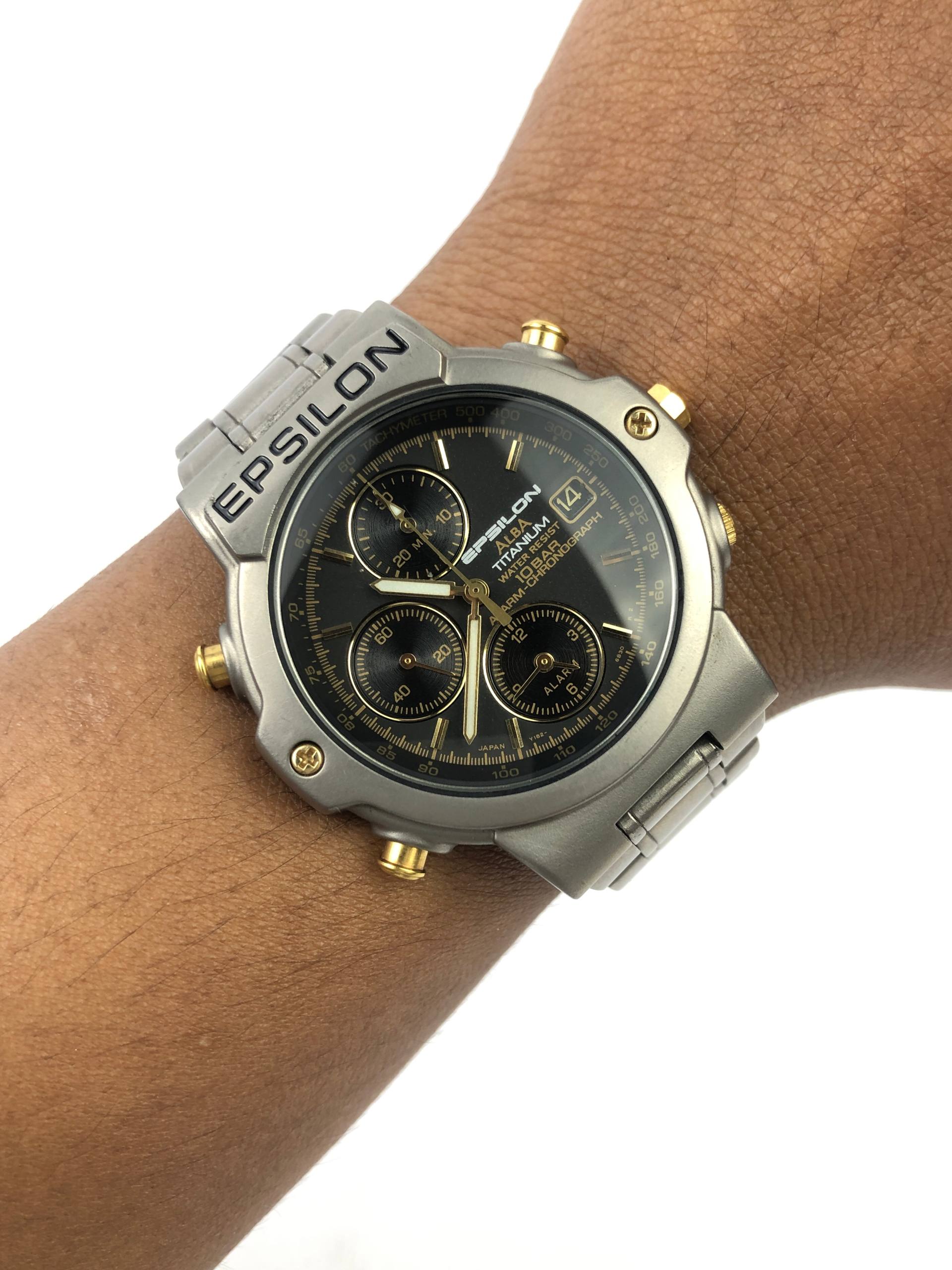 ALBA EPSILON CHRONOGRAPH FULL TITANIUM