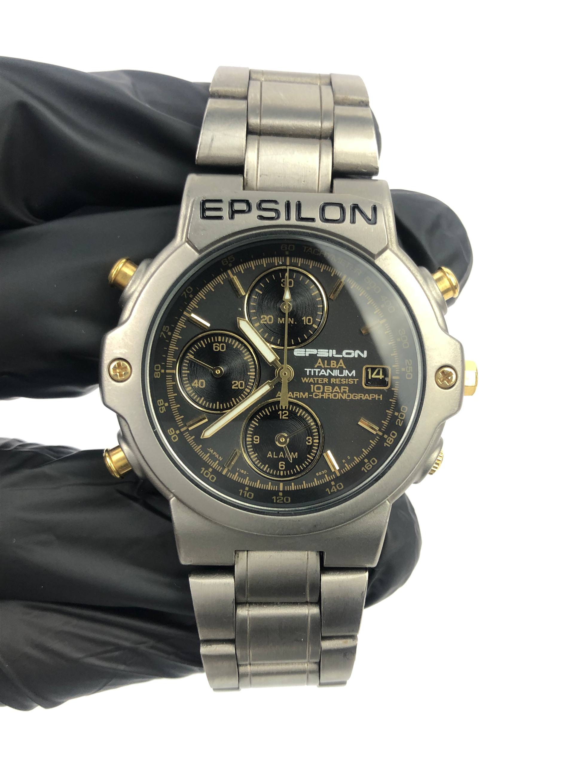 ALBA EPSILON CHRONOGRAPH FULL TITANIUM - Gambar 2
