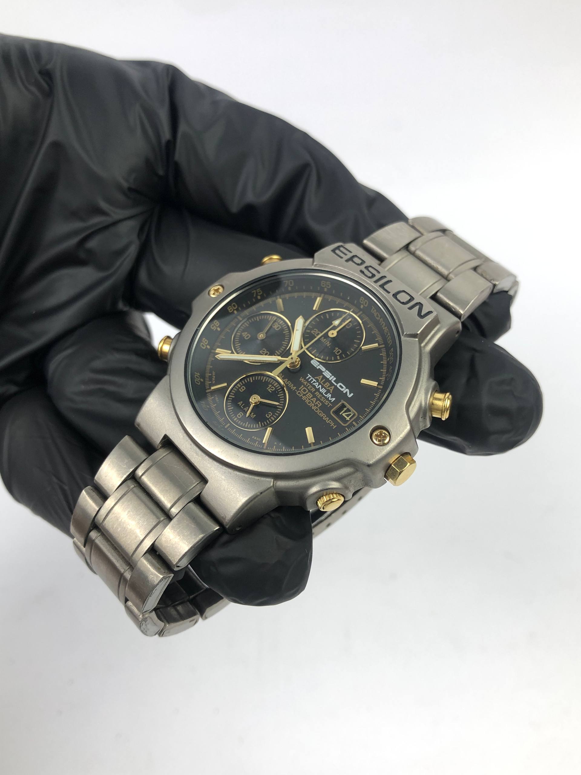 ALBA EPSILON CHRONOGRAPH FULL TITANIUM - Gambar 3