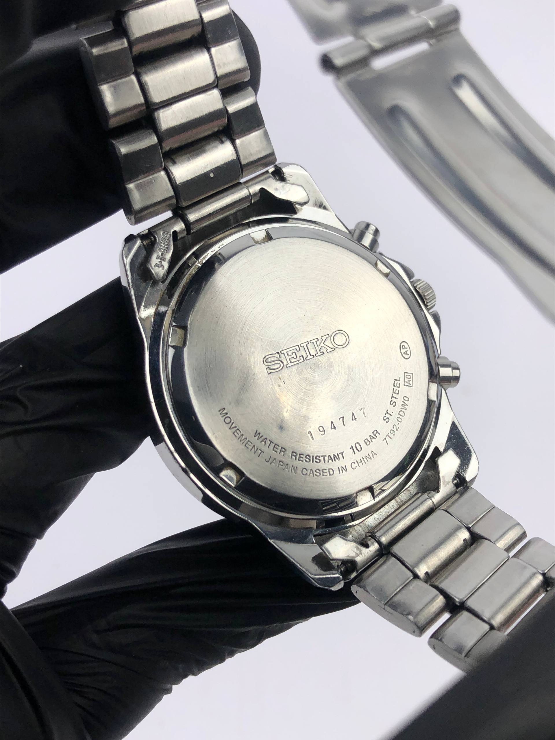 SEIKO CHRONOGRAPH ALL ORIGINAL - Gambar 8