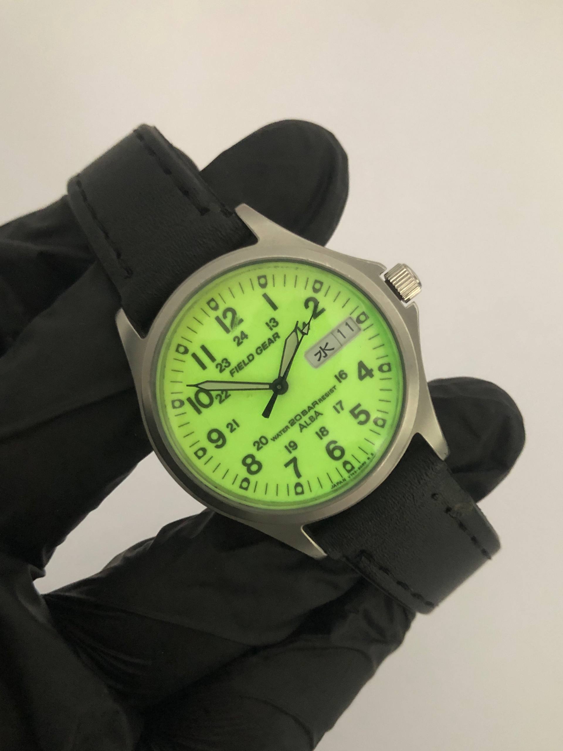 ALBA FIELD GEAR MILITARY FULL LUME DIAL - Gambar 5