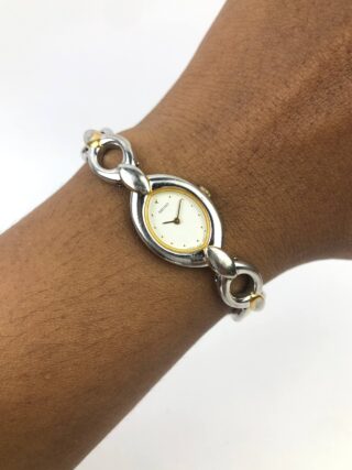 BANGLE WATCH SEIKO LADIES TWOTONE