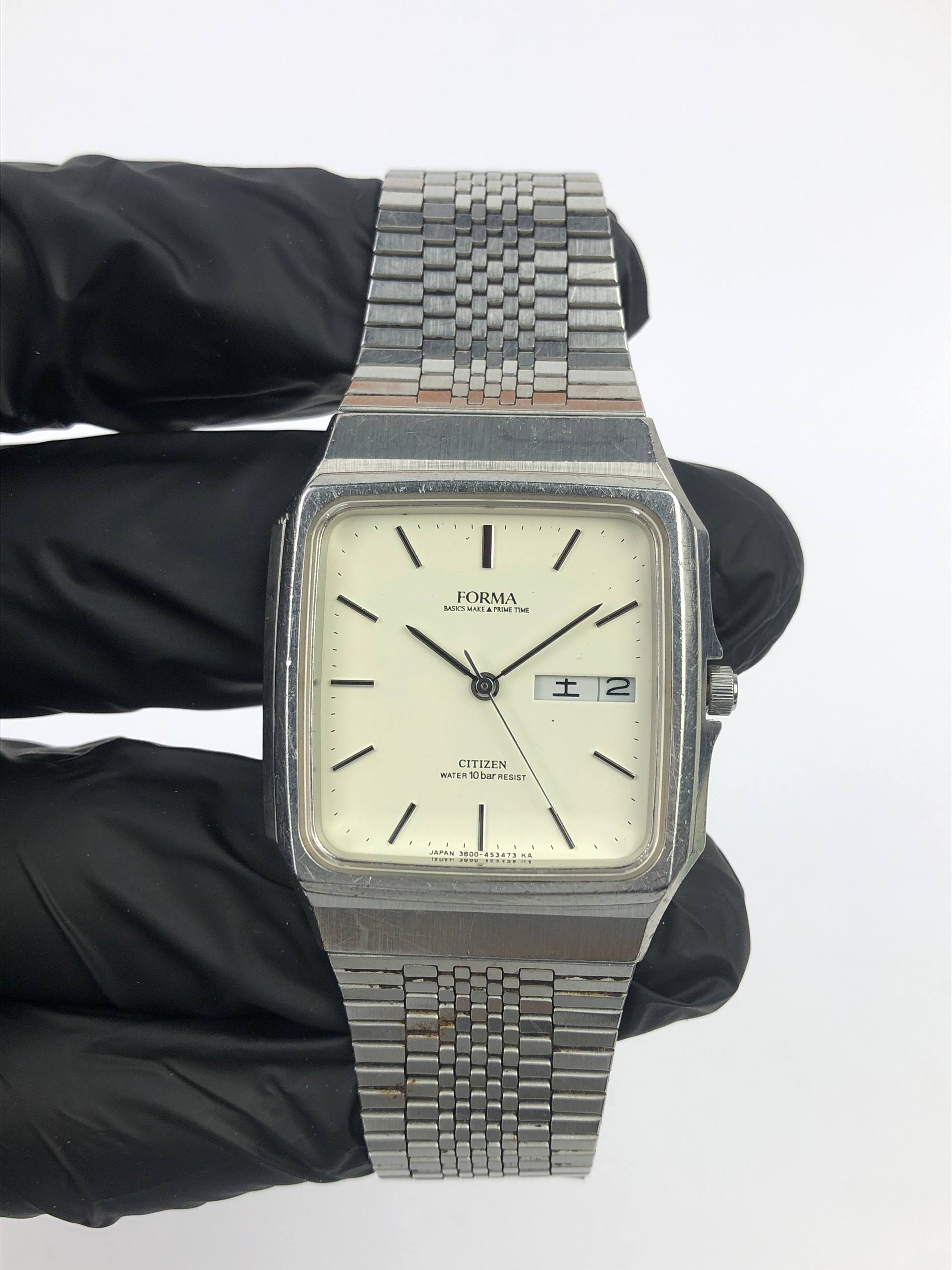 CITIZEN FORMA SQUARE DAYDATE ALL ORIGINAL - Gambar 2