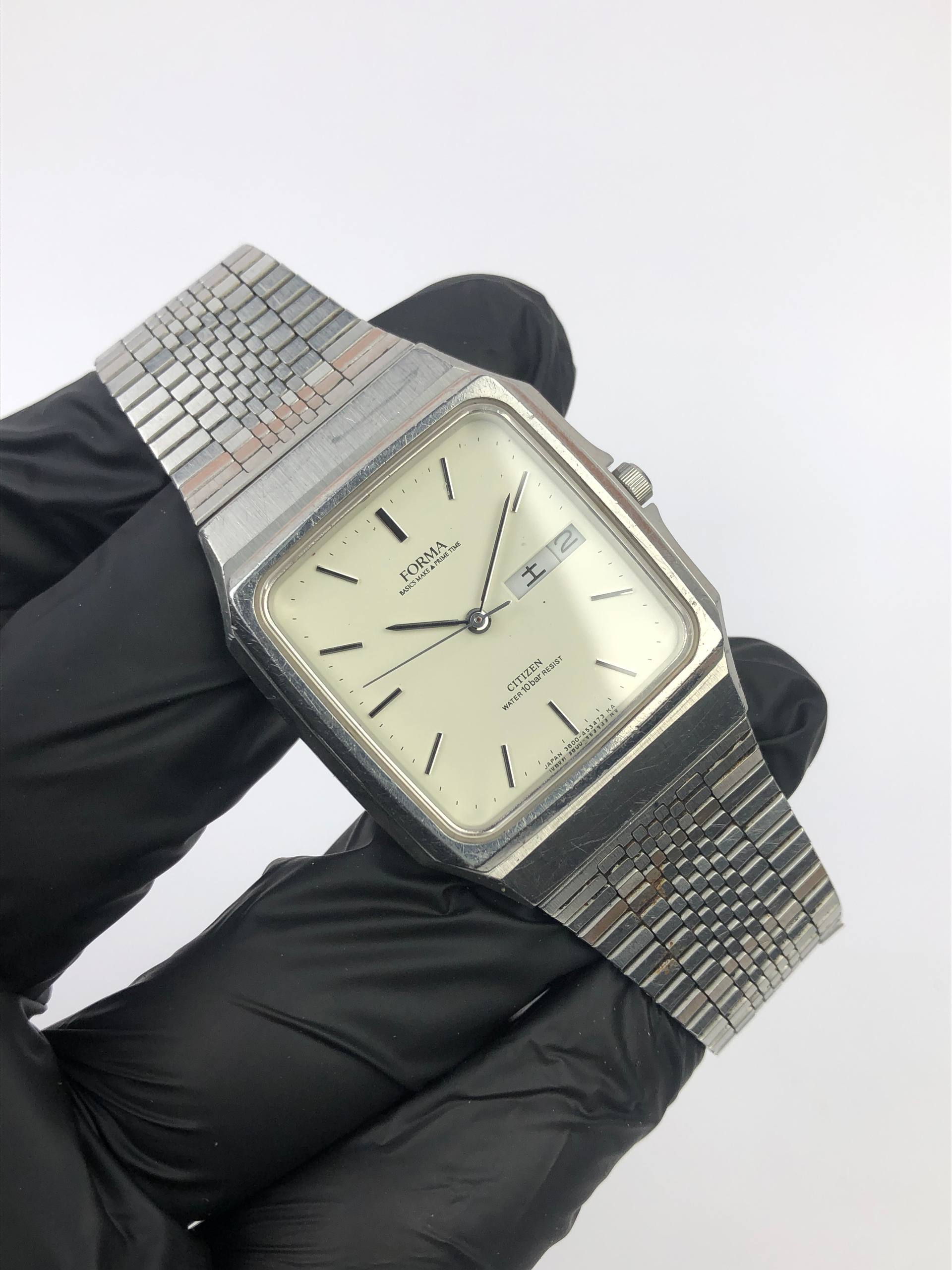 CITIZEN FORMA SQUARE DAYDATE ALL ORIGINAL - Gambar 4