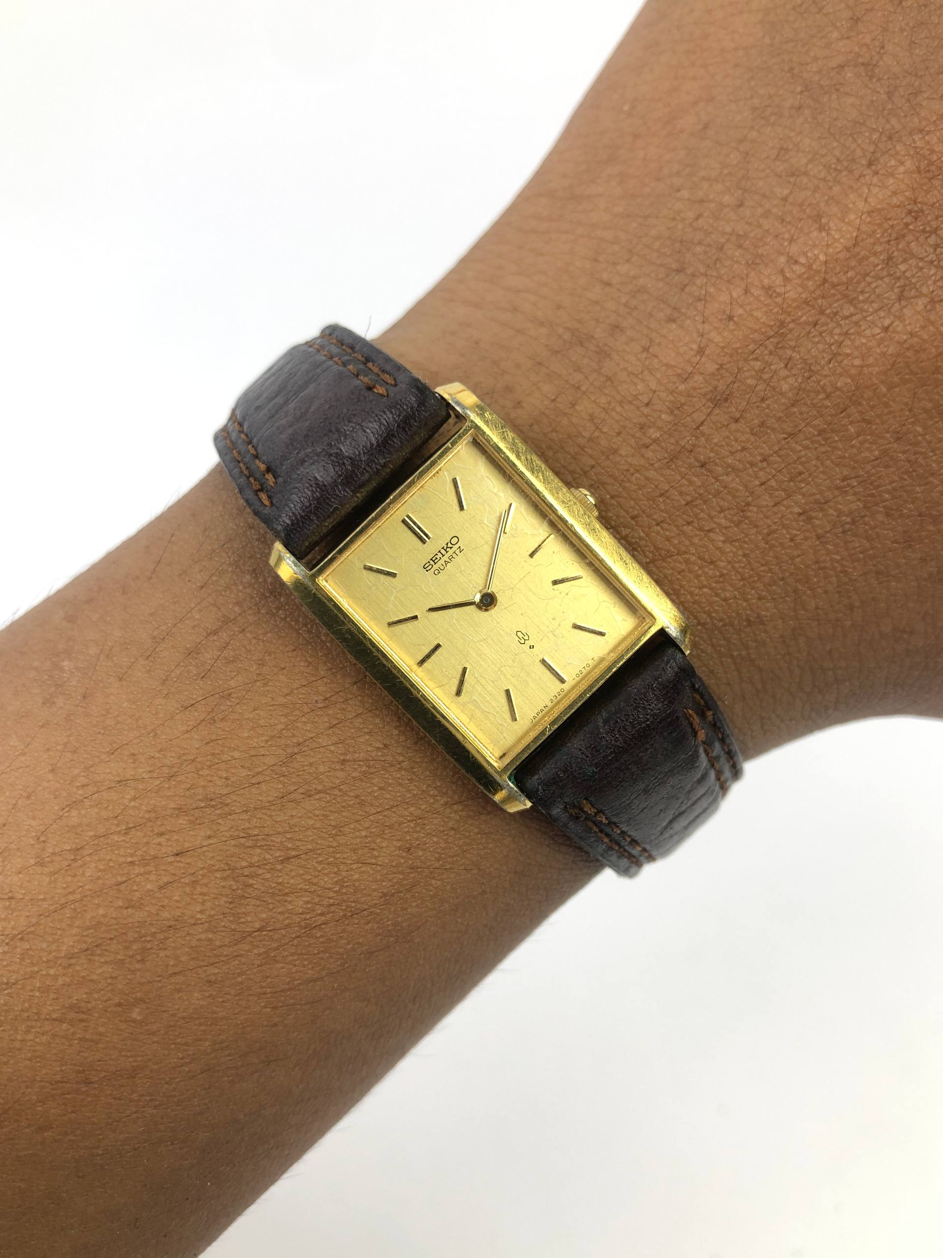 SEIKO TANK QUARTZ LADIES ORIGINAL