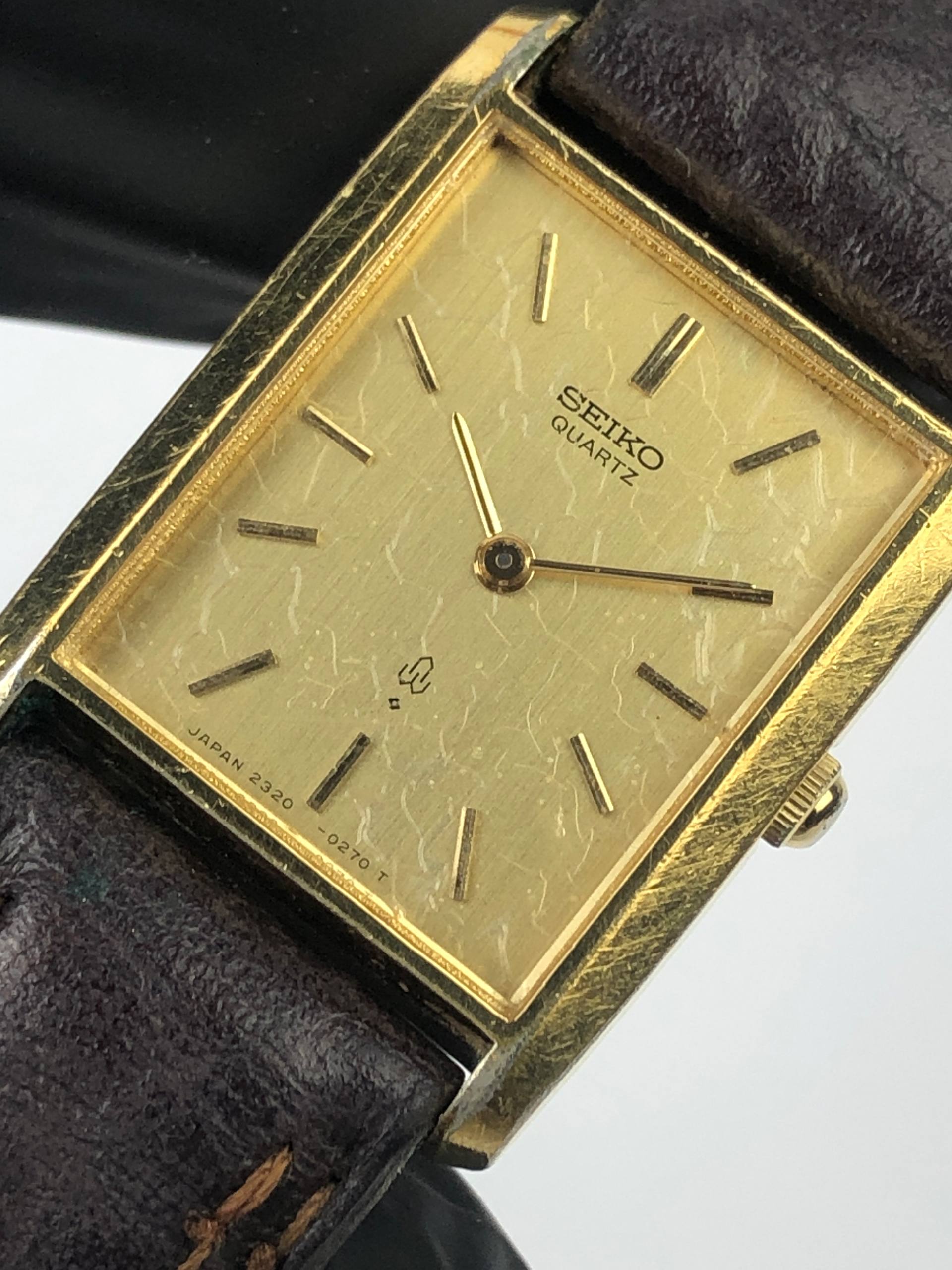 SEIKO TANK QUARTZ LADIES ORIGINAL - Gambar 5