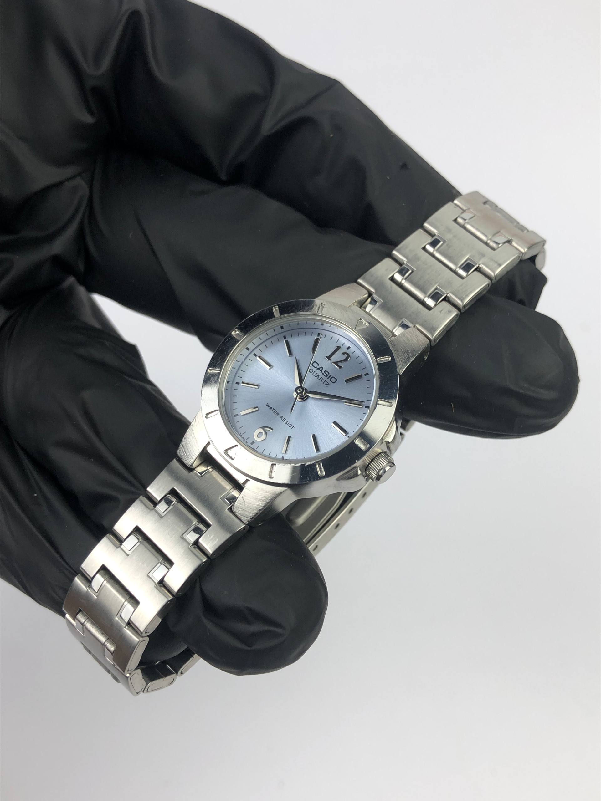 CASIO QUARTZ ANALOG BLUE SEA DIAL - Gambar 3